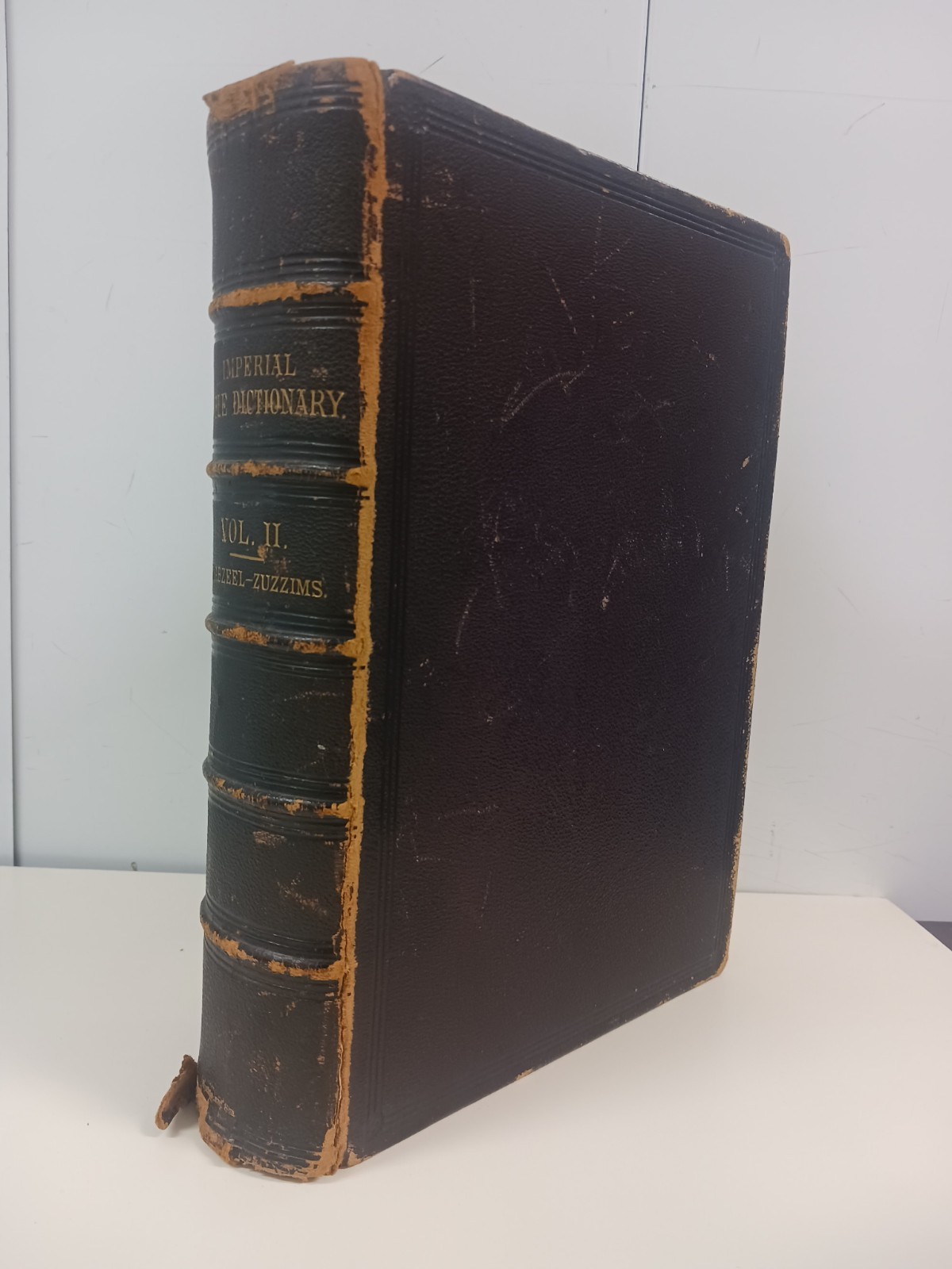 ANTIQUE 1866 Imperial BIBLE Dicctionary VOL II