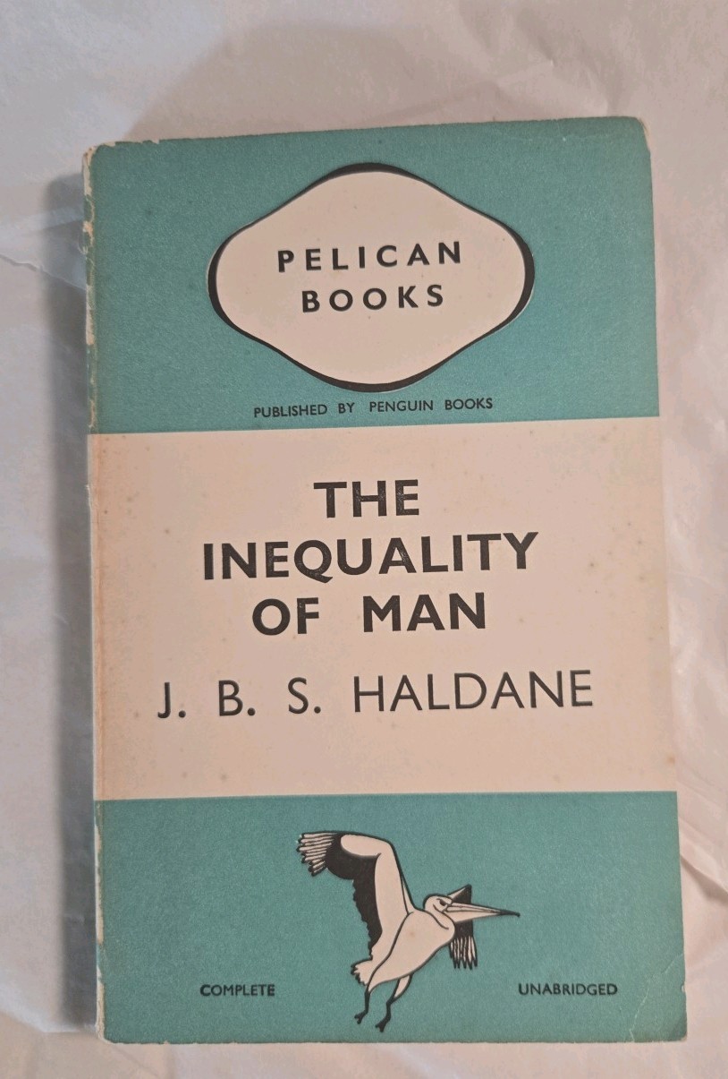 The Inequality Of Man J B S Haldane Vintage Paperback Book Good Condition