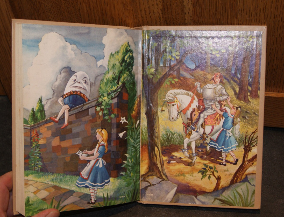 1961 Alice in Wonderland The Children’s Classics HC Lewis Carroll Illustrated