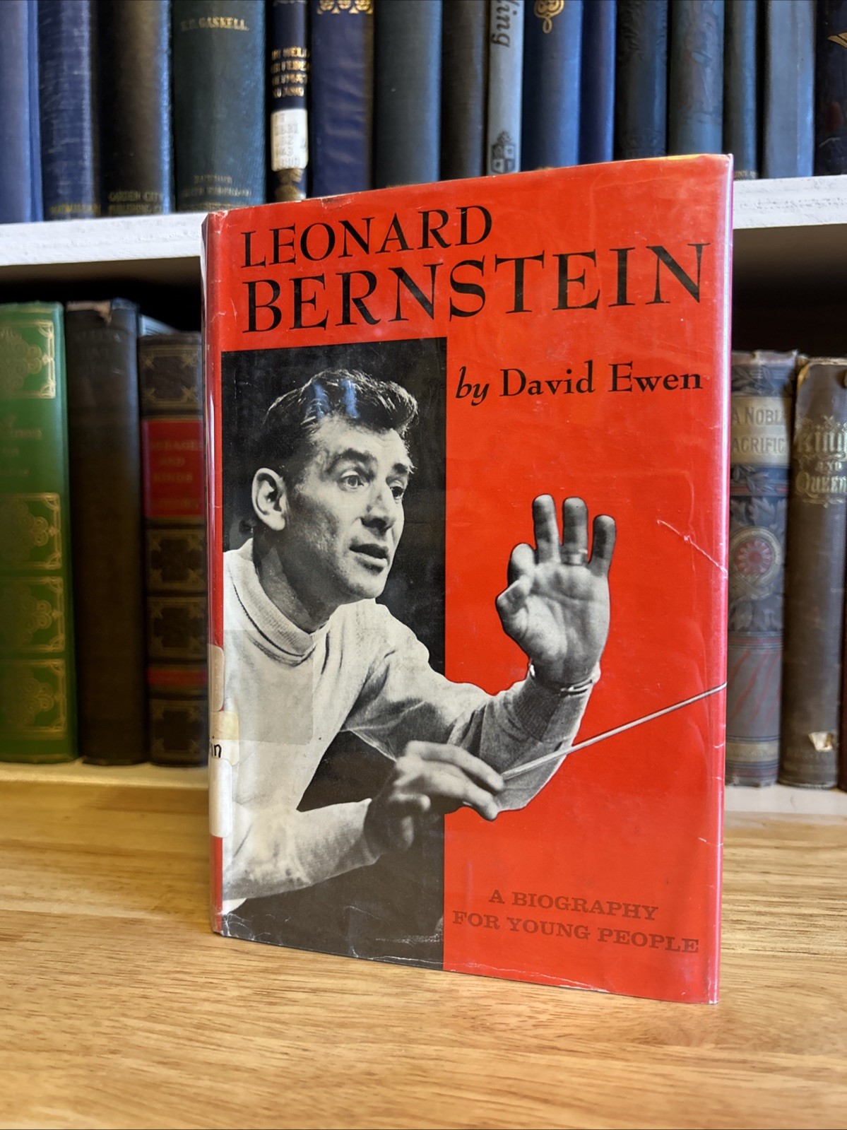 Leonard Bernstein by David Ewen 1961 HCDJ Vintage Biography For Young
