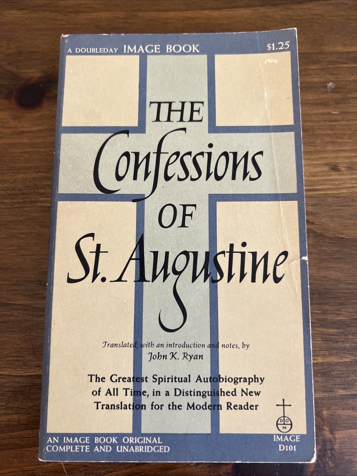 Confessions of St Augustine John K Ryan 1962 Doubleday Image Book Vintage PB
