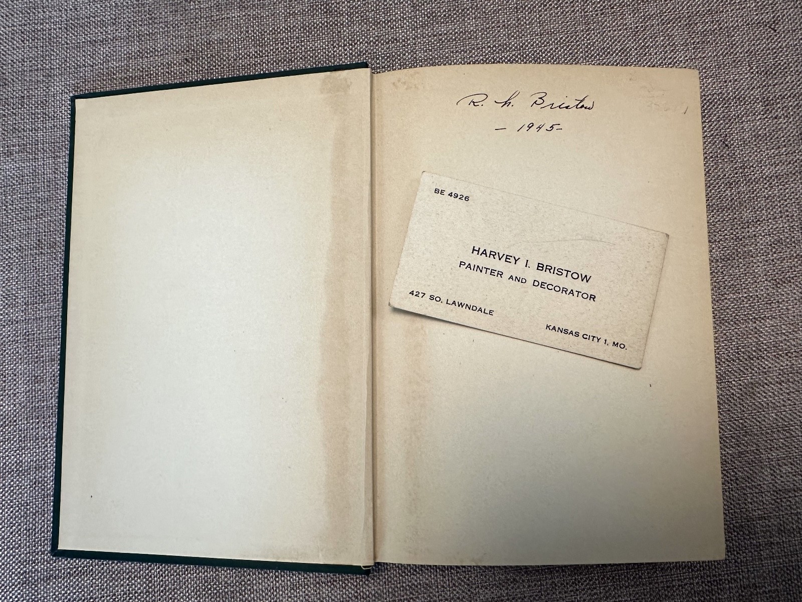 1942 Practical Estimating for Painters and Decorators textbook, Crannell