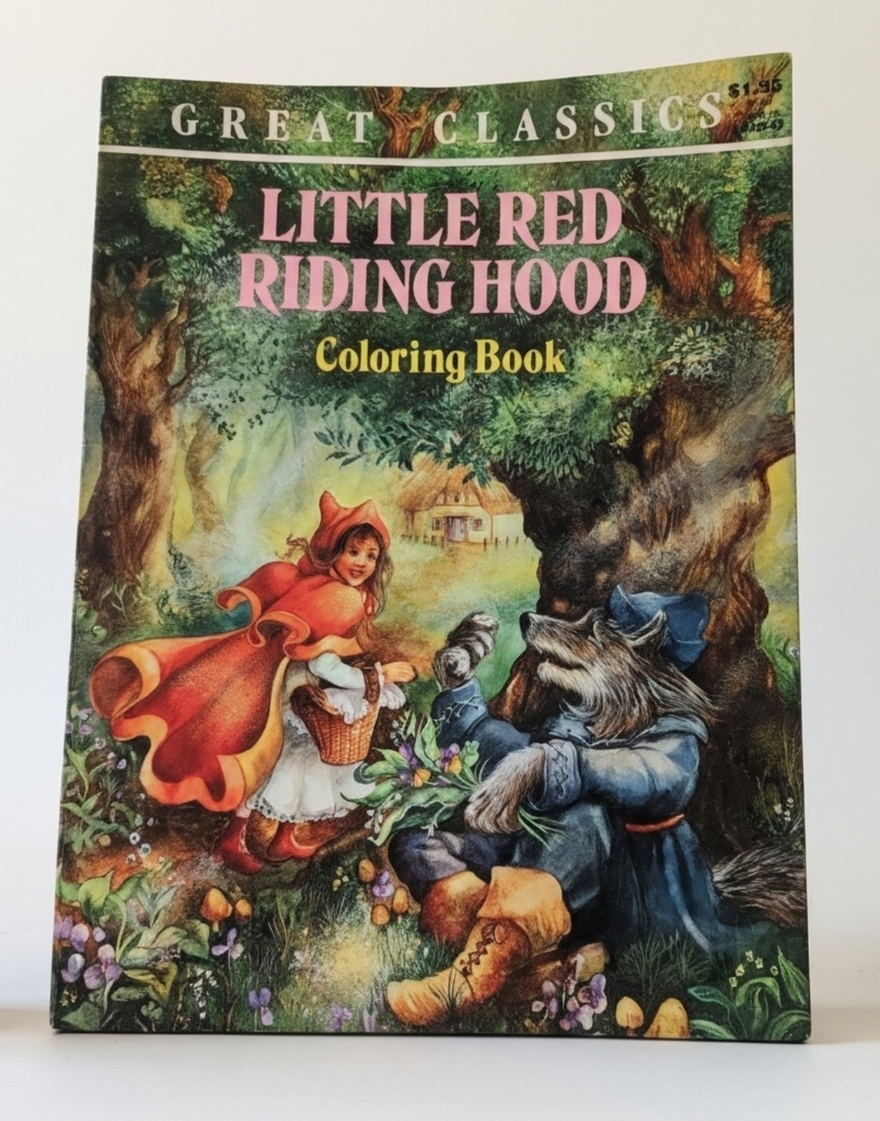 Vintage „Great Classics Little Red Riding Hood“ Coloring Book