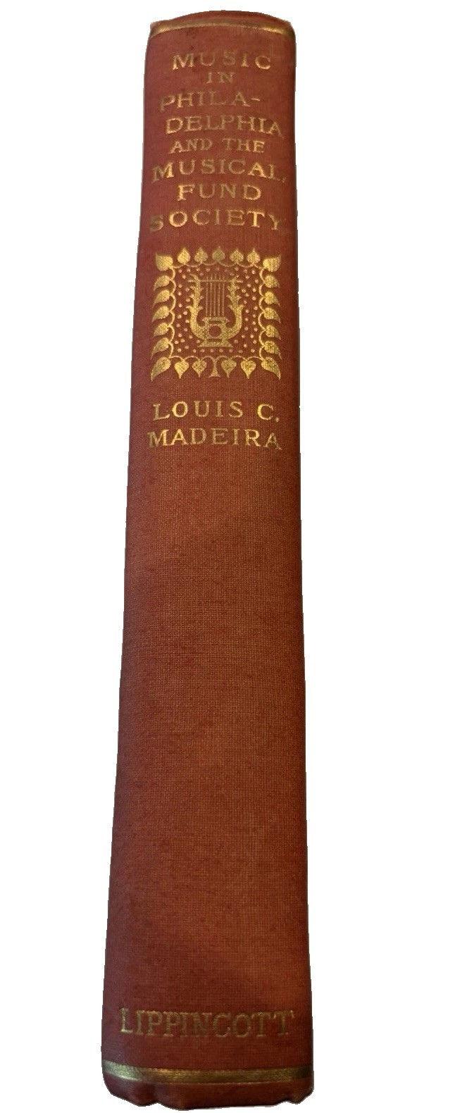 1896 Annals of Music in Philadelphia Musical Fund Society Ltd Ed HC Lippincott
