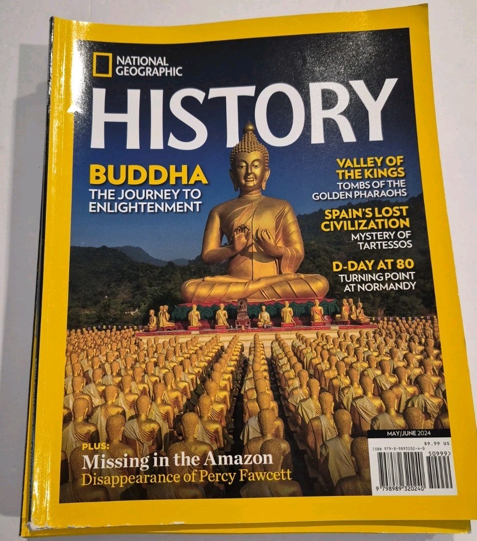 National Geographic History BUDDHA Valley of the kings + more ! May June 2024