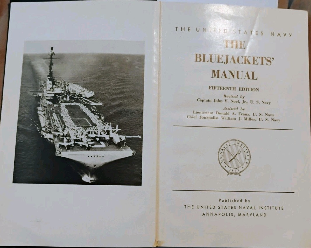 The United States Navy Bluejackets‘ Manual Fifteenth Edition 1959