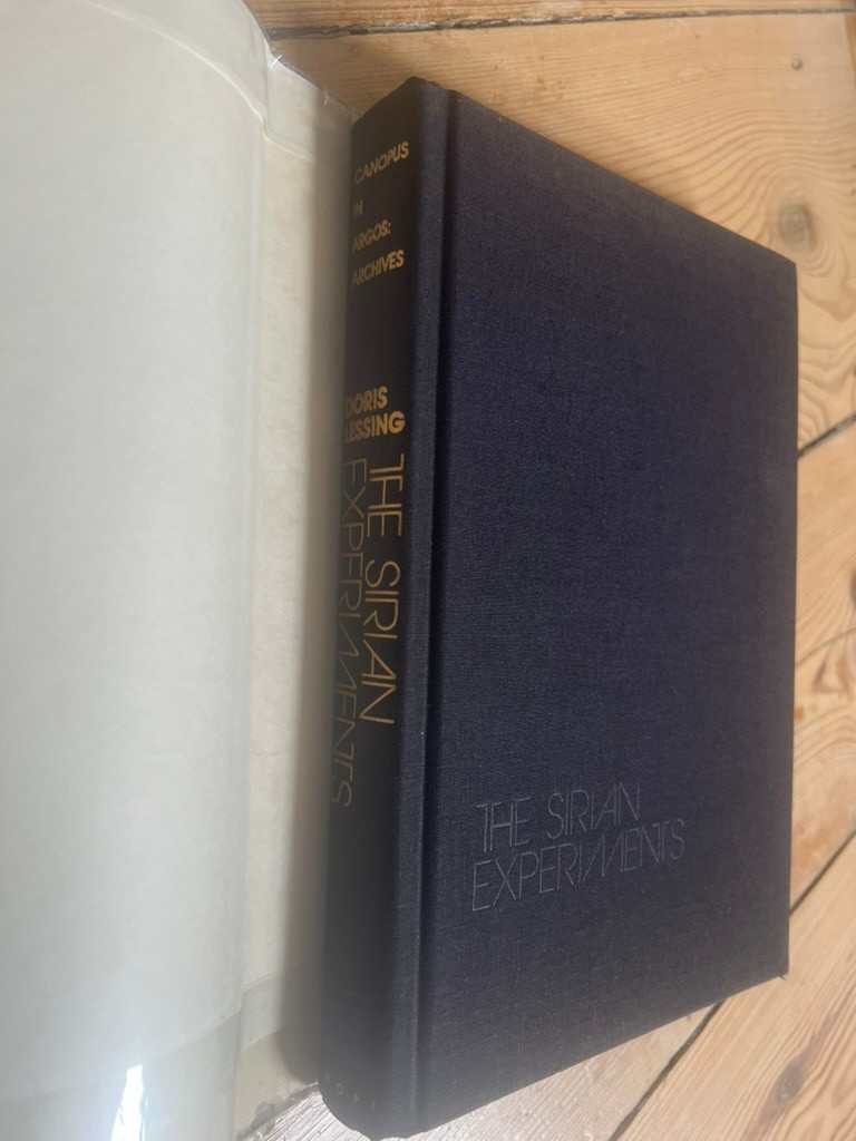 Doris Lessing – The Sirian Experiments: Canopus In Argos Archives 3 US hardcover
