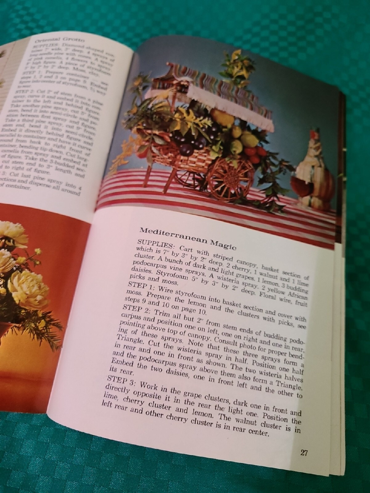 Flower Arranging Made Easy by Gene Taylor 1966 47 page 9×6″ full color booklet