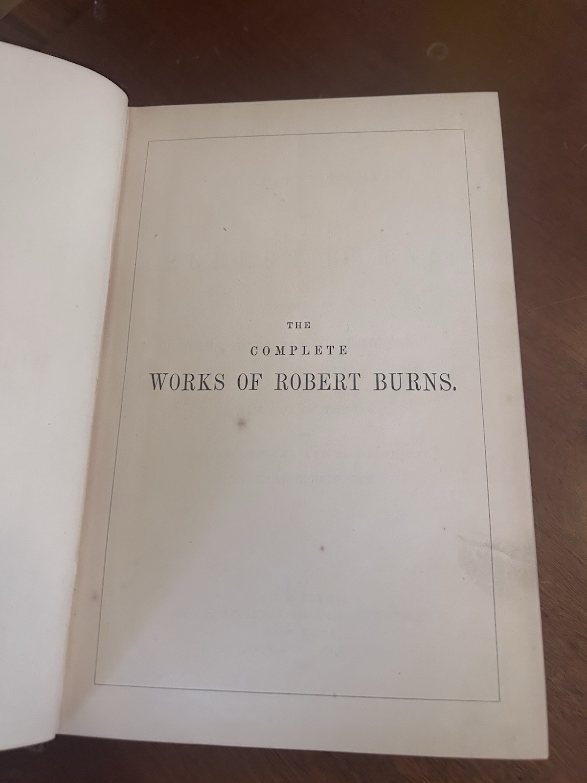 1851 The Complete Works Of Robert Burns Appleton Leather Cunningham VG