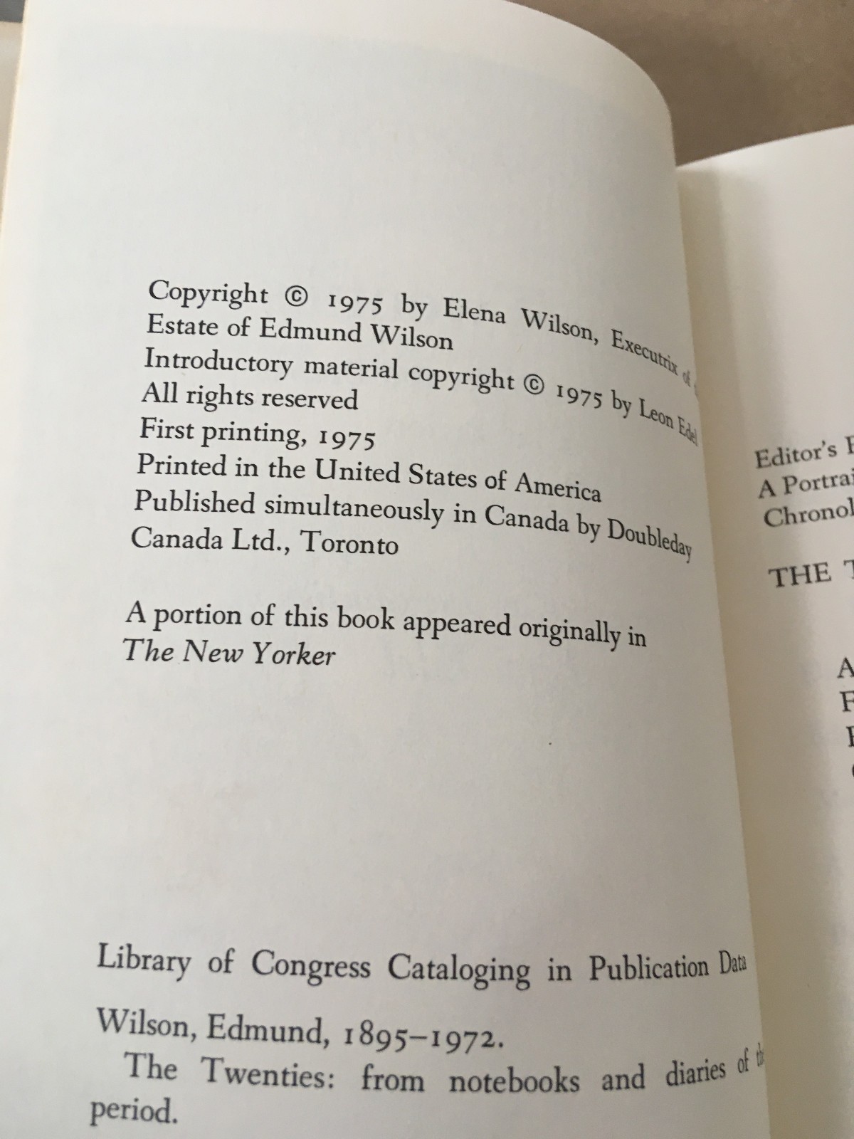 Lot of 4 Edmund Wilson: Twenties, Thirties, Forties, & Fifties 1st Editions HCDJ