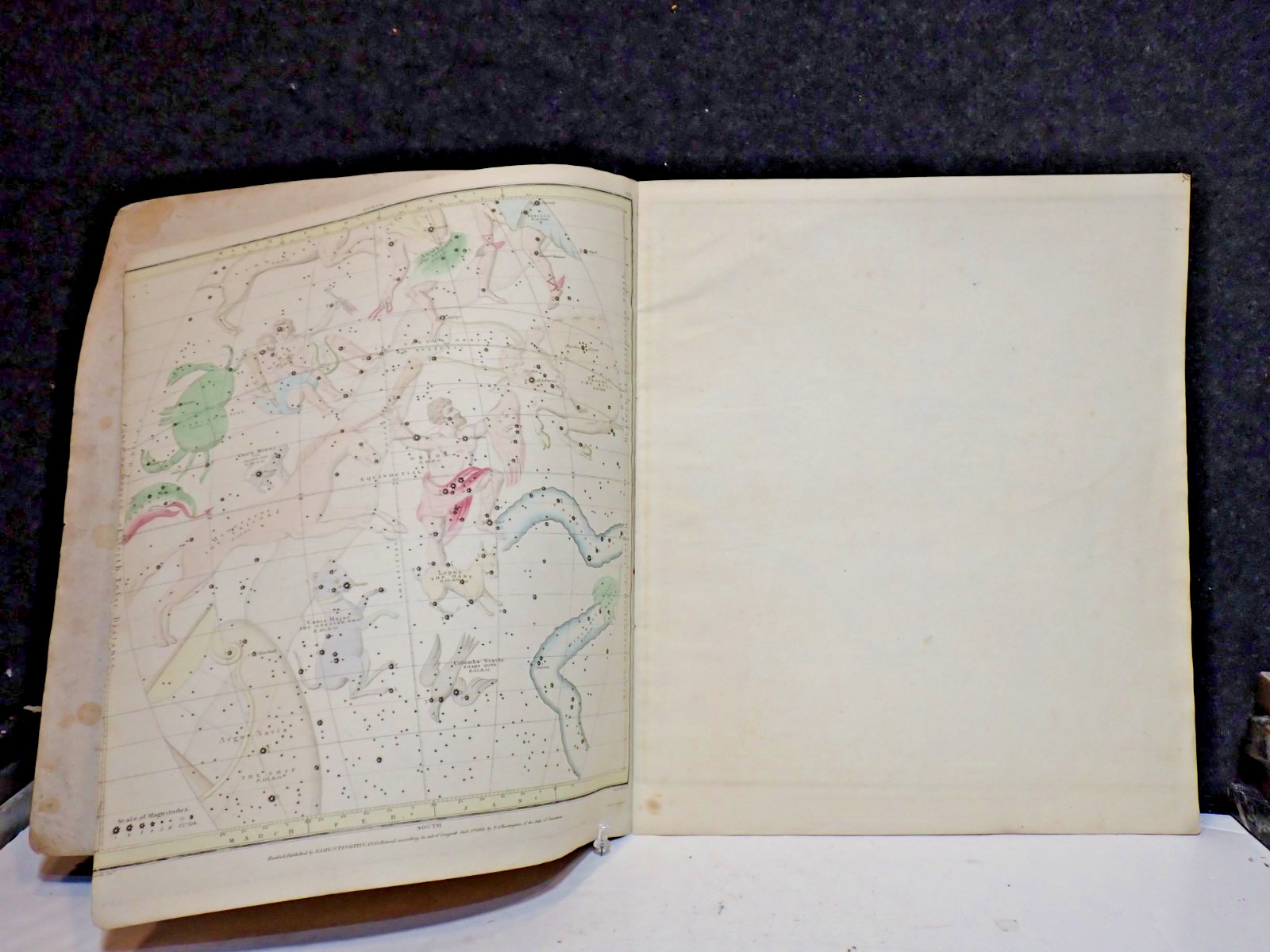 1833 Burritt Celestial Atlas Geography of the Heavens 1st Edition 7 Star Maps