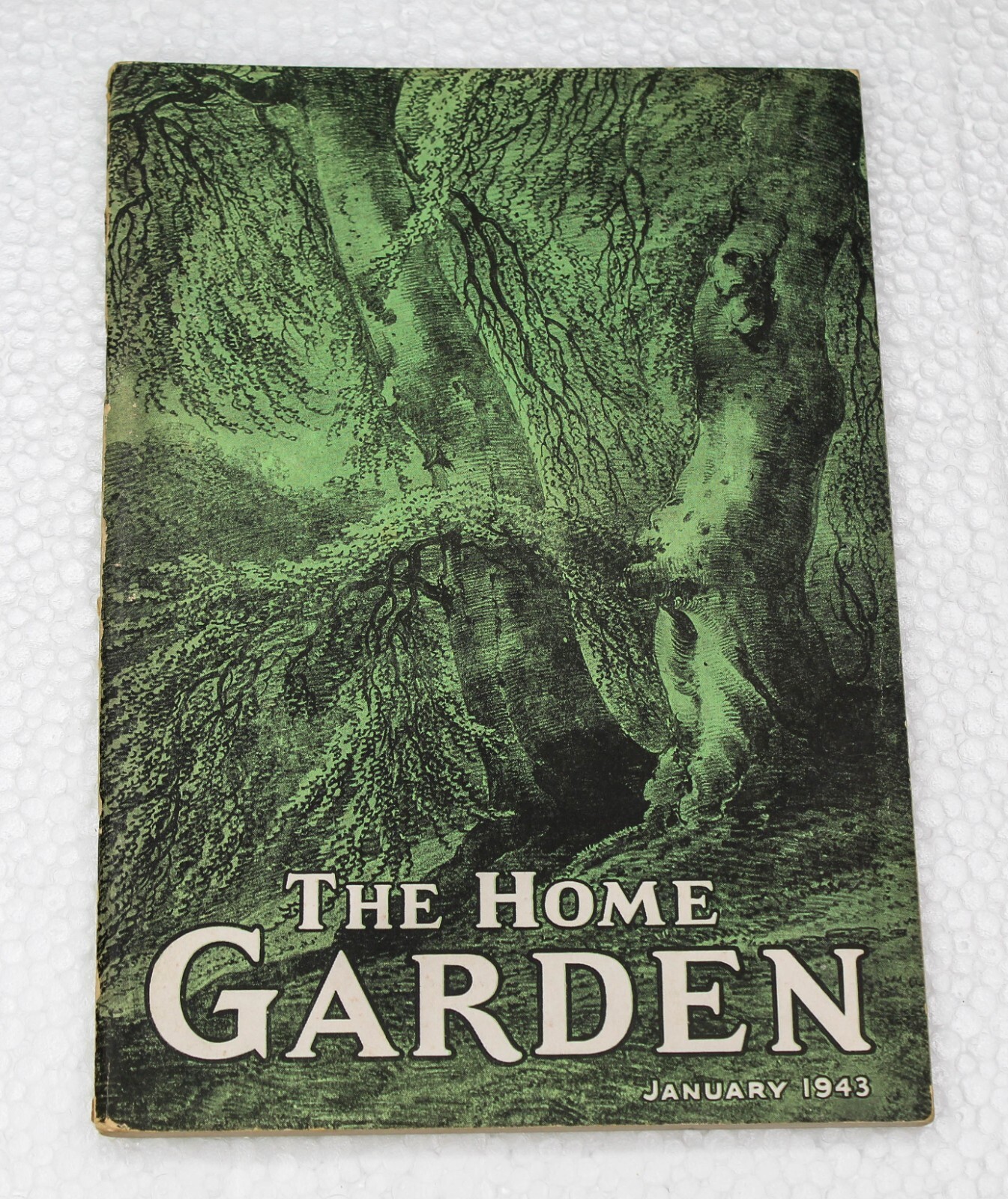 THE HOME GARDEN Magazine January 1943 RARE Vol. 1 No. 1 Soft Cover EUC WWII Era