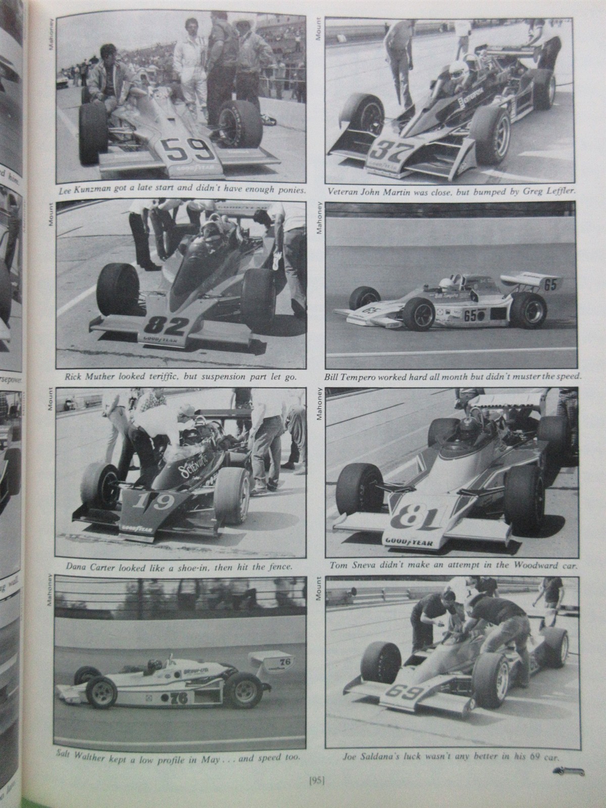 1980 Indianapolis 500 Carl Hungness softcover Yearbook