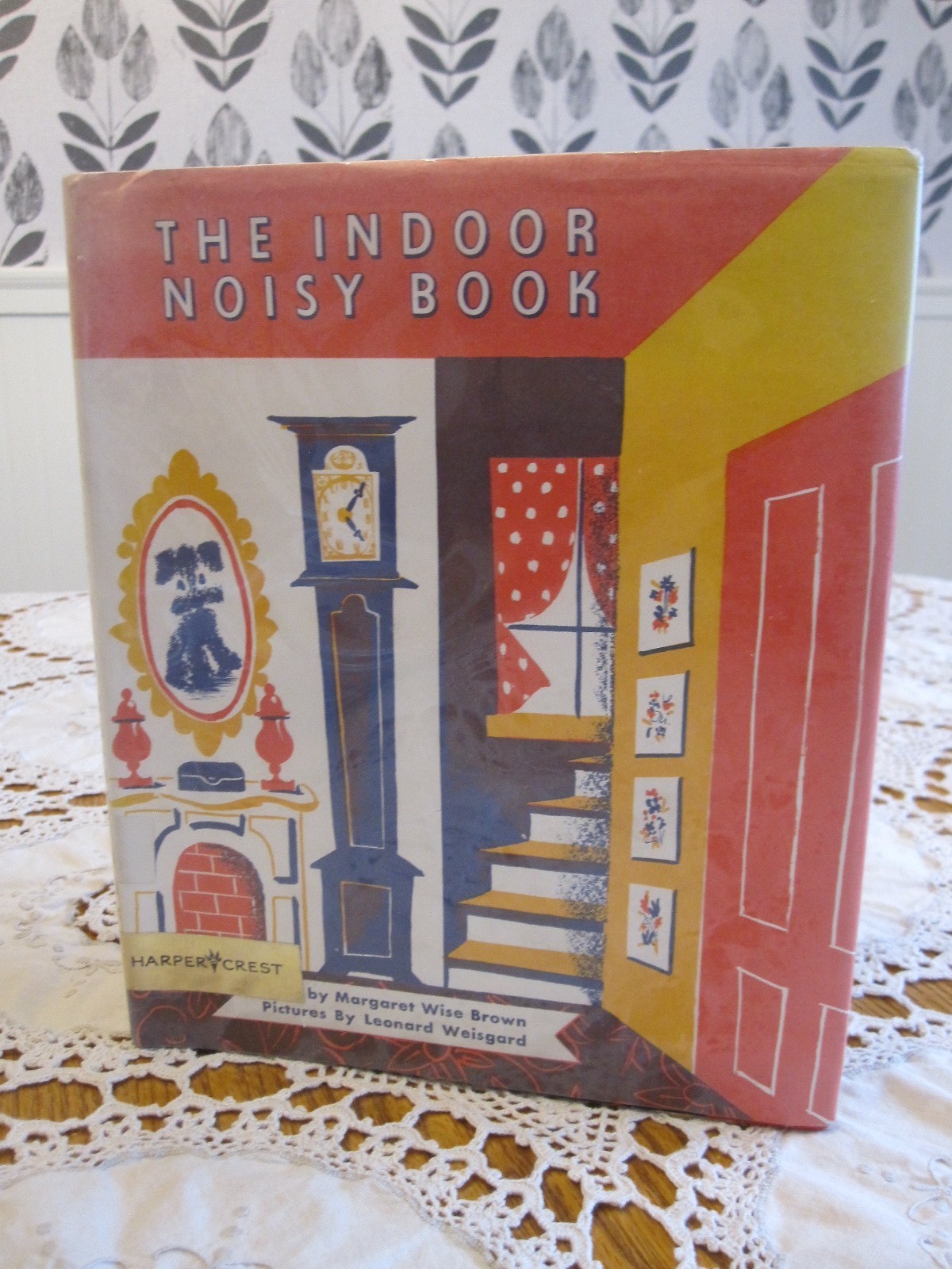 THE INDOOR NOISY BOOK Margaret Wise Brown 1942 HC/DJ 1st Edition