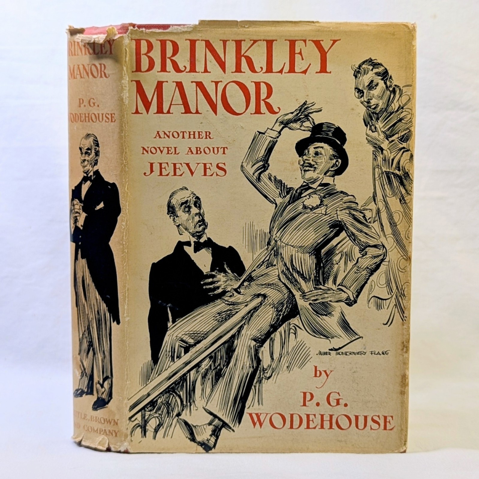 Brinkley Manor P.G. Wodehouse 1934 1st Edition Jeeves Little Brown Dust Jacket