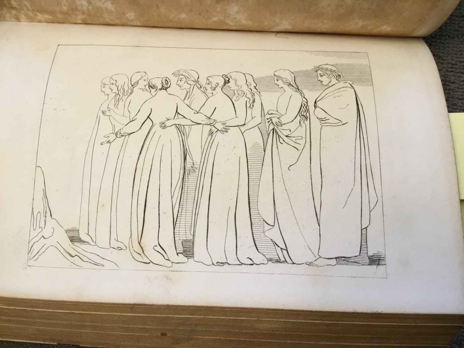 THE VISION, or HELL, PURGATORY and PARADISE, 1850, DANTE ALIGHIERI, FLAXMAN ILLU
