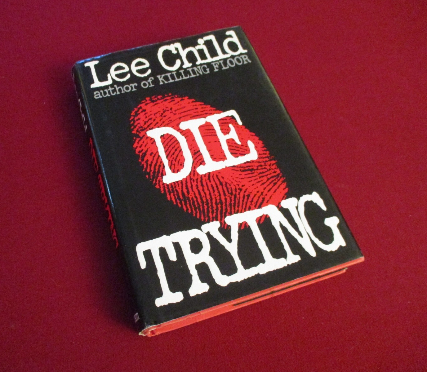 Die Trying by Lee Child (1998) First Printing ~ Jack Reacher Novel