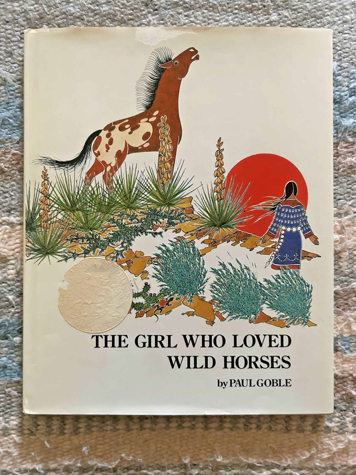 The Girl Who Loved Wild Horses, By Paul Goble, Hard Cover, 1978