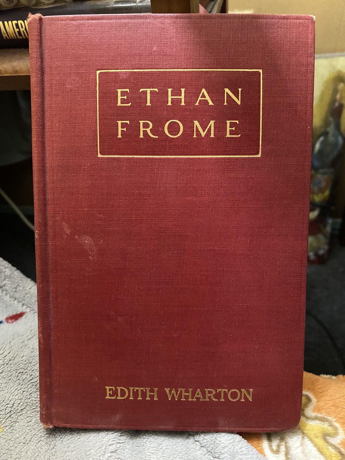 Vintage Edith Wharton Ethan Frome Hardcover 2nd Printing 1911 Scribners