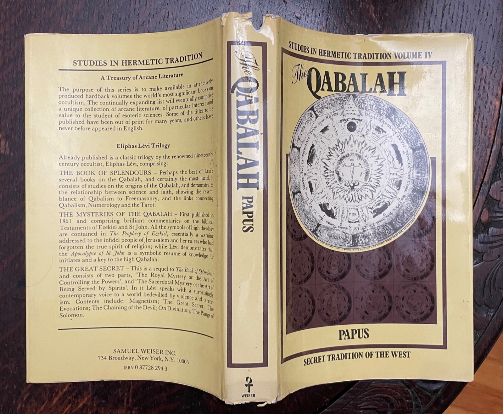 QABALAH: SECRET TRADITION OF THE WEST – Papus, 1977 – HERMETIC QABALISTIC MAGICK