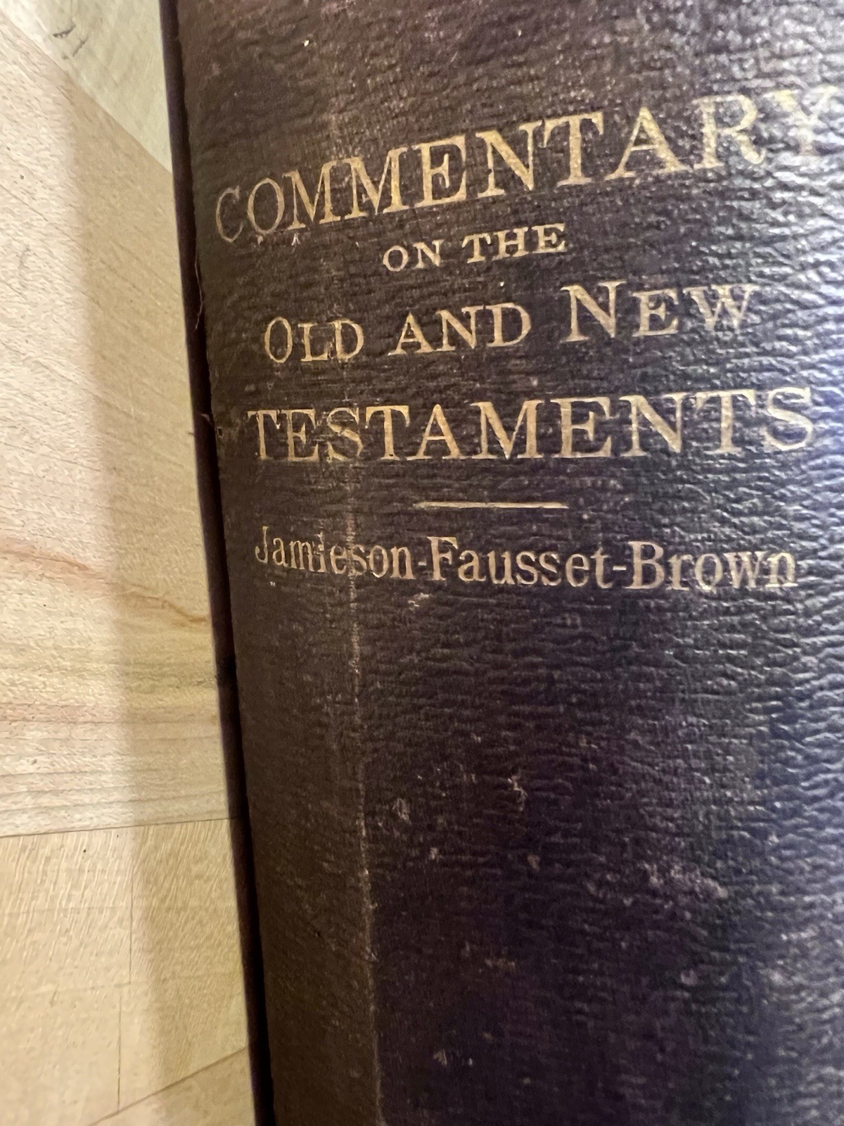 Commentary on the Old and New Testaments, Jamieson-Fausset-Brown (1800s HC)