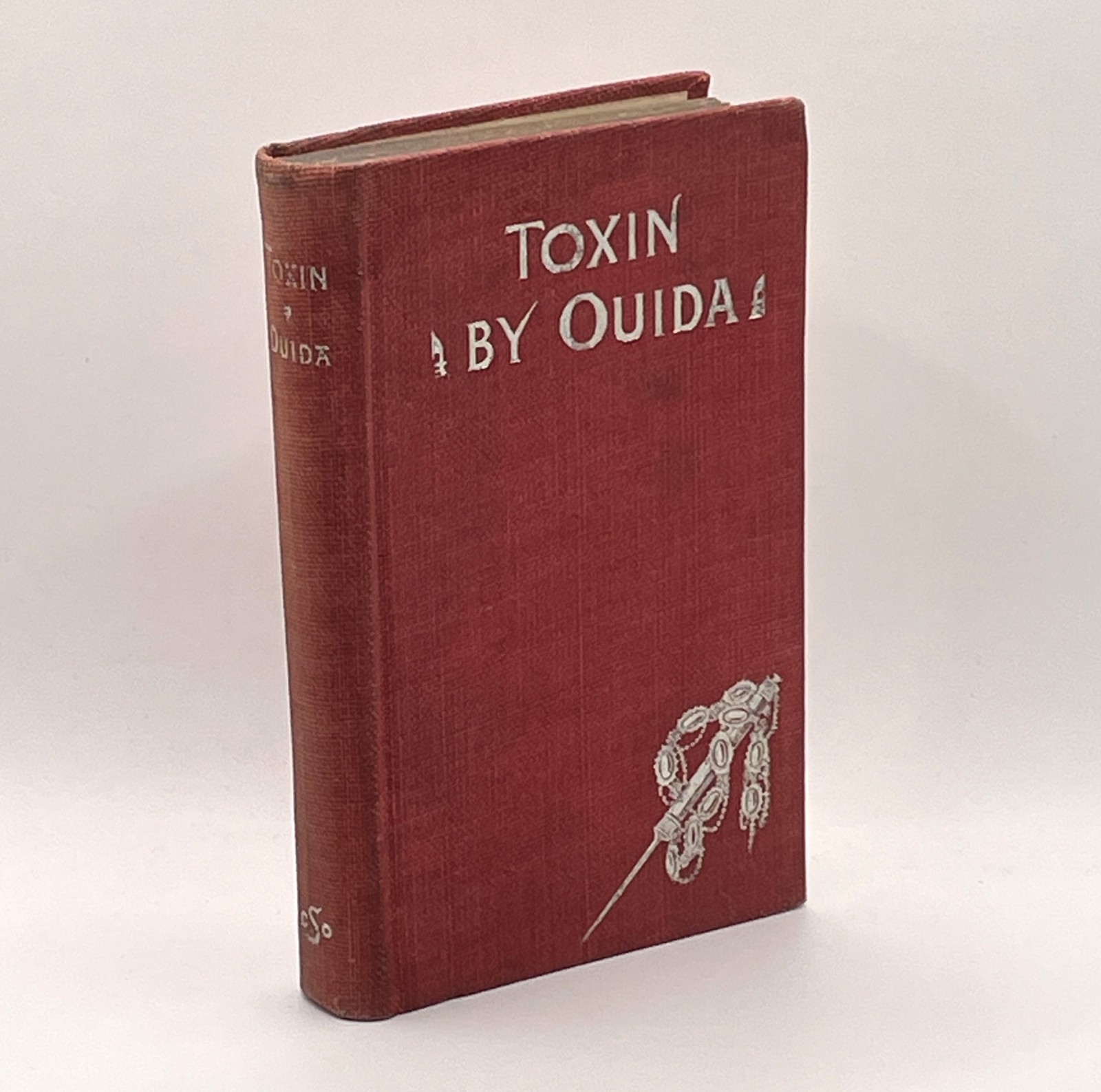 Toxin 1895 Ouida 1st Edition Antique Story of Venice Hardcover Illustrated
