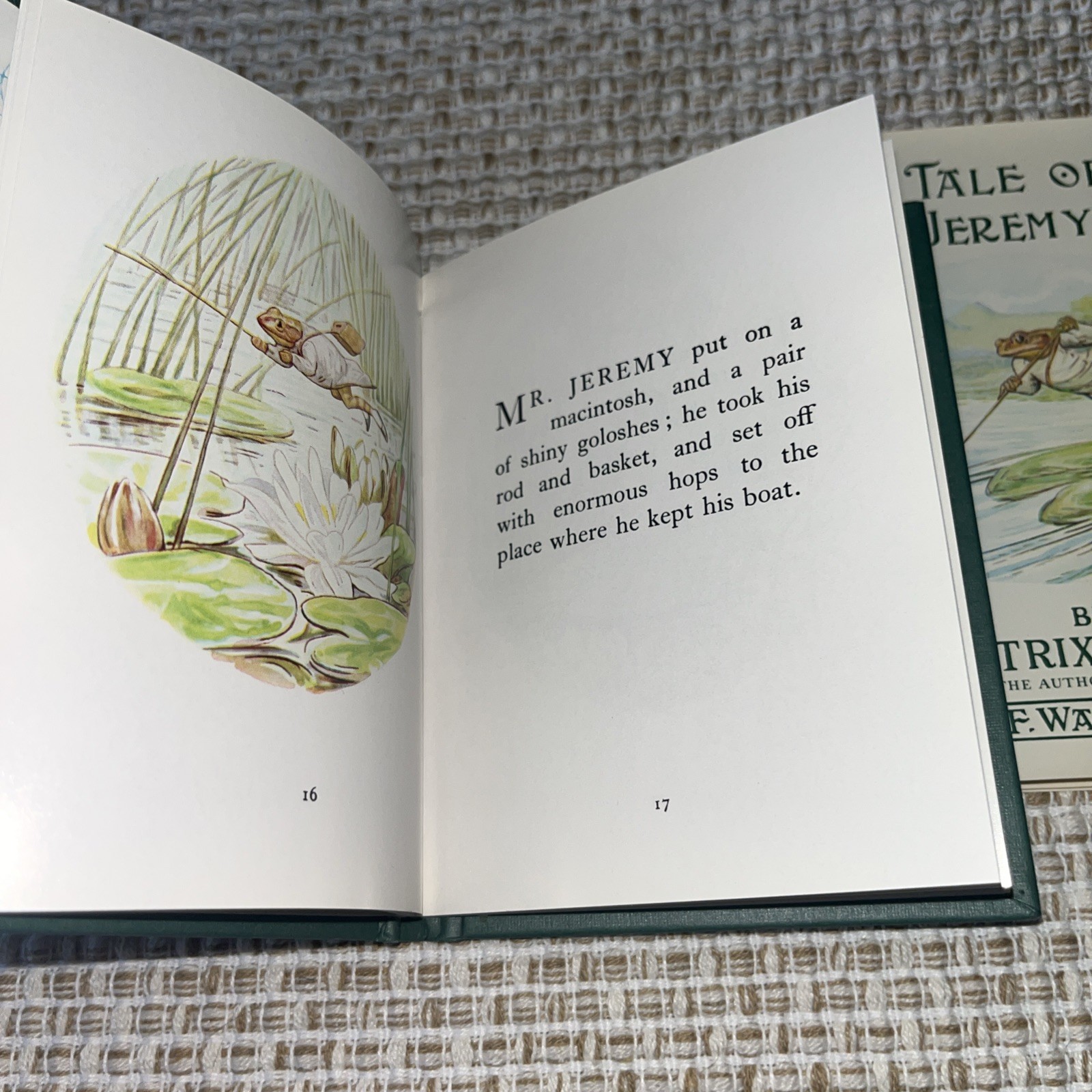 MINT The Tale of Mr. Jeremy Fisher by Beatrix Potter (Hardcover, Dust Jacket)