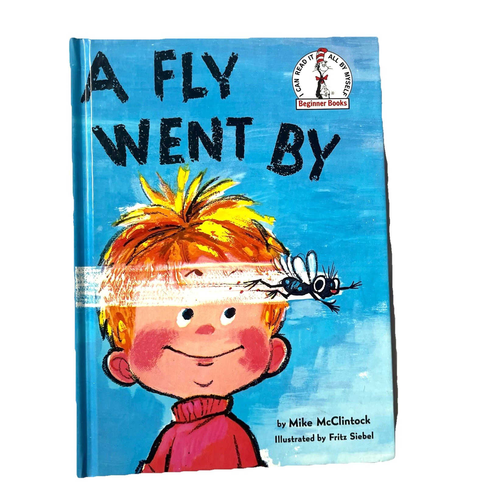 Vintage „A Fly Went By“ Mike McClintock Beginner Books HC Illustrated 1958 /1986