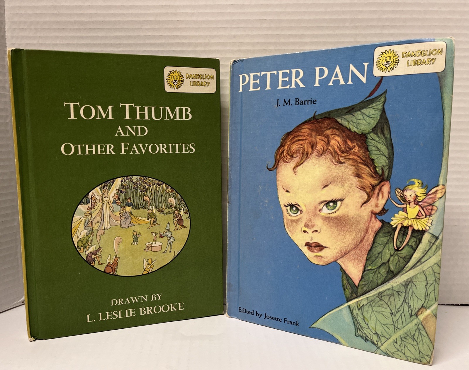 Vintage Dandelion Library Peter Pan/Alice in Wonderland, Tom Thumb/Treasury Lot