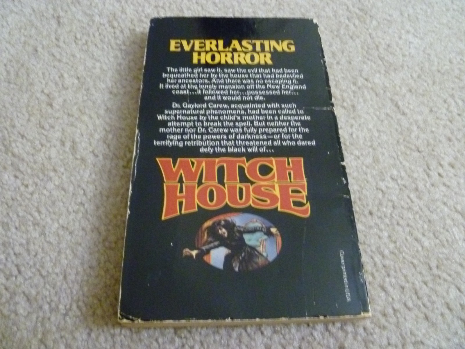 Witch House PB Evangeline Walton Del Rey Fantasy Horror Paperbacks Hell 1979