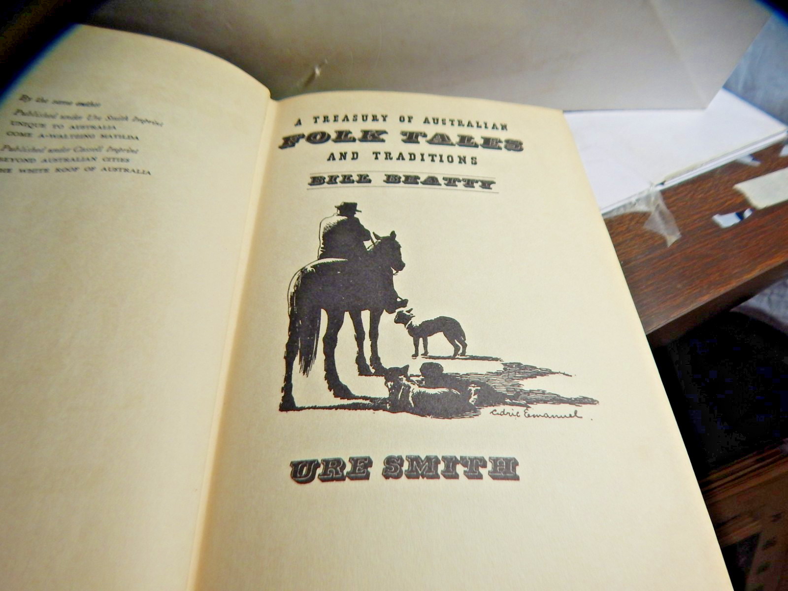 ANTIQUARIAN TREASURY OF AUSTRALIAN FOLK TALES & TRADITIONS BILL BEATTY 1963