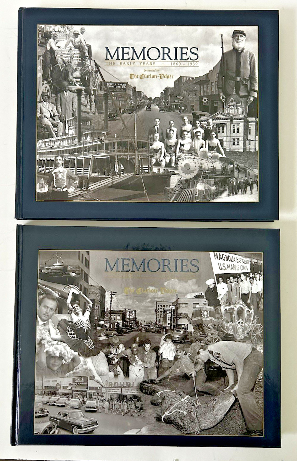 Mississippi Memories Set of 2 – Early Years 1860-1939 & Volume 2 -Clarion Ledger
