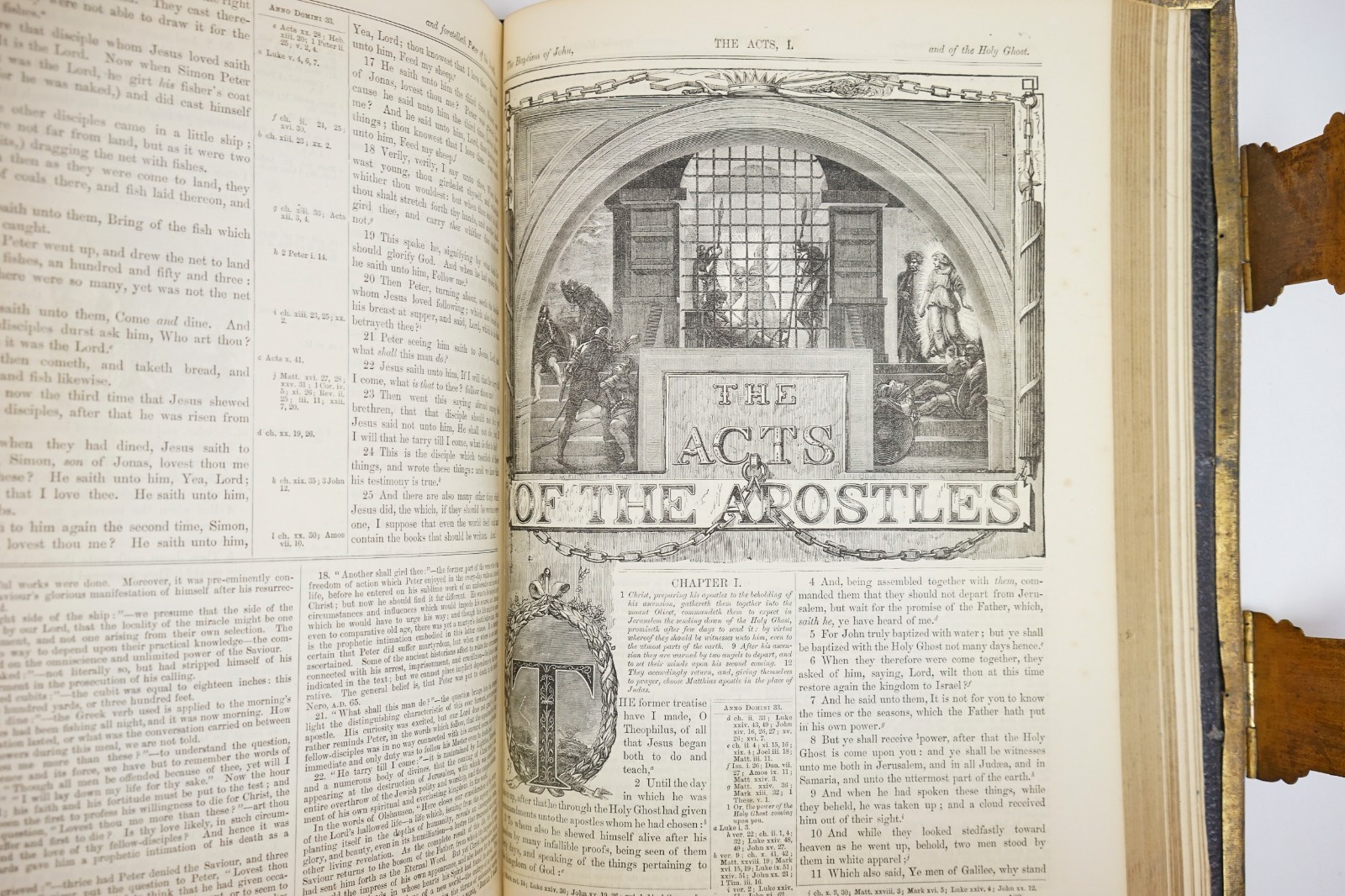 The Holy Bible. c1870 Cassell Bible, Armoured Binding
