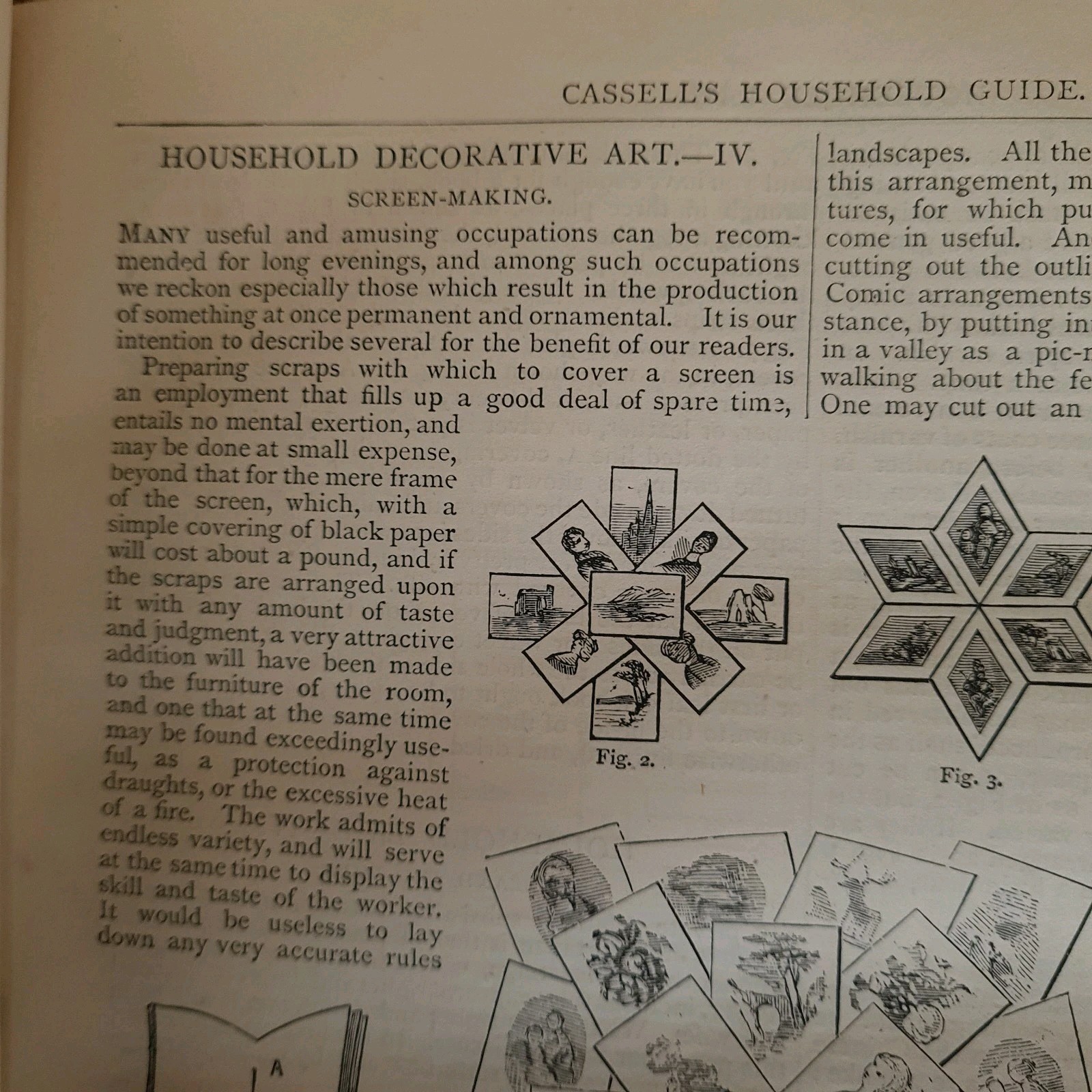 Cassell’s Household Guide c.1870s 4 Vols in 2 Illustrated Victorian Set