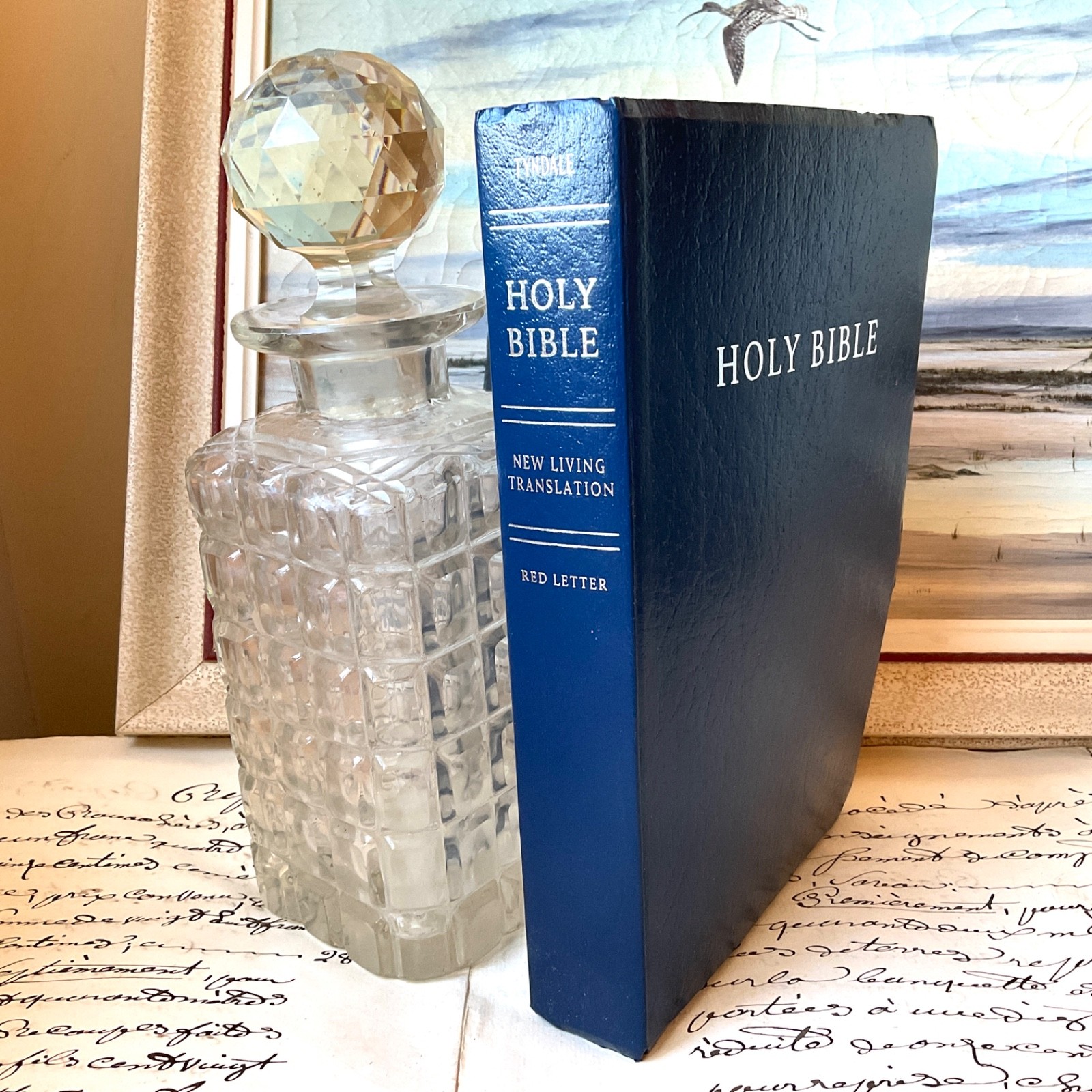 New Living Translation Bible TYNDALE HOUSE PUBLISHERS NLT Red Letter Gift Award
