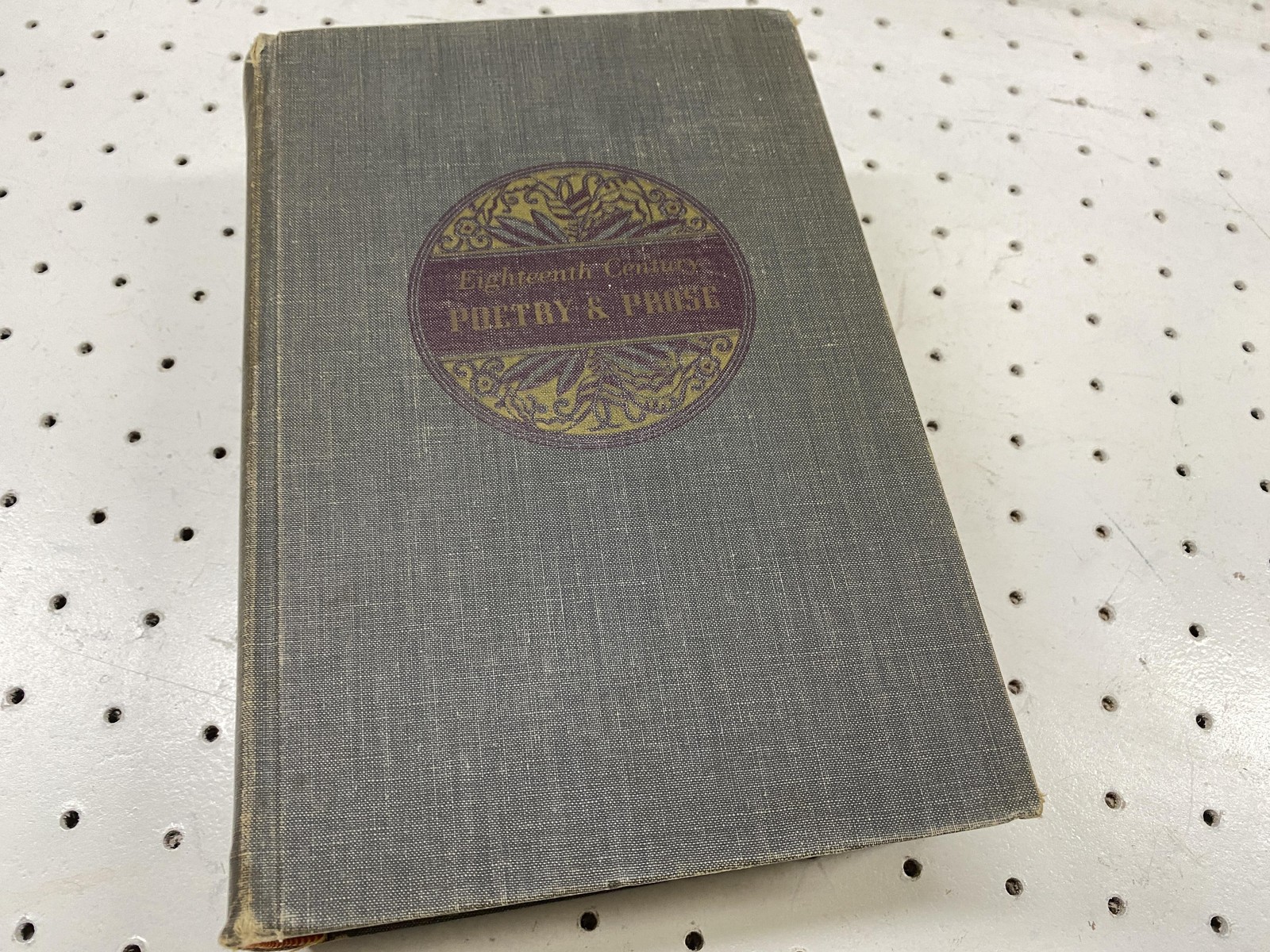 Vintage Eighteenth Century Poetry & Prose 1956 Hardcover Bredvold McKillop