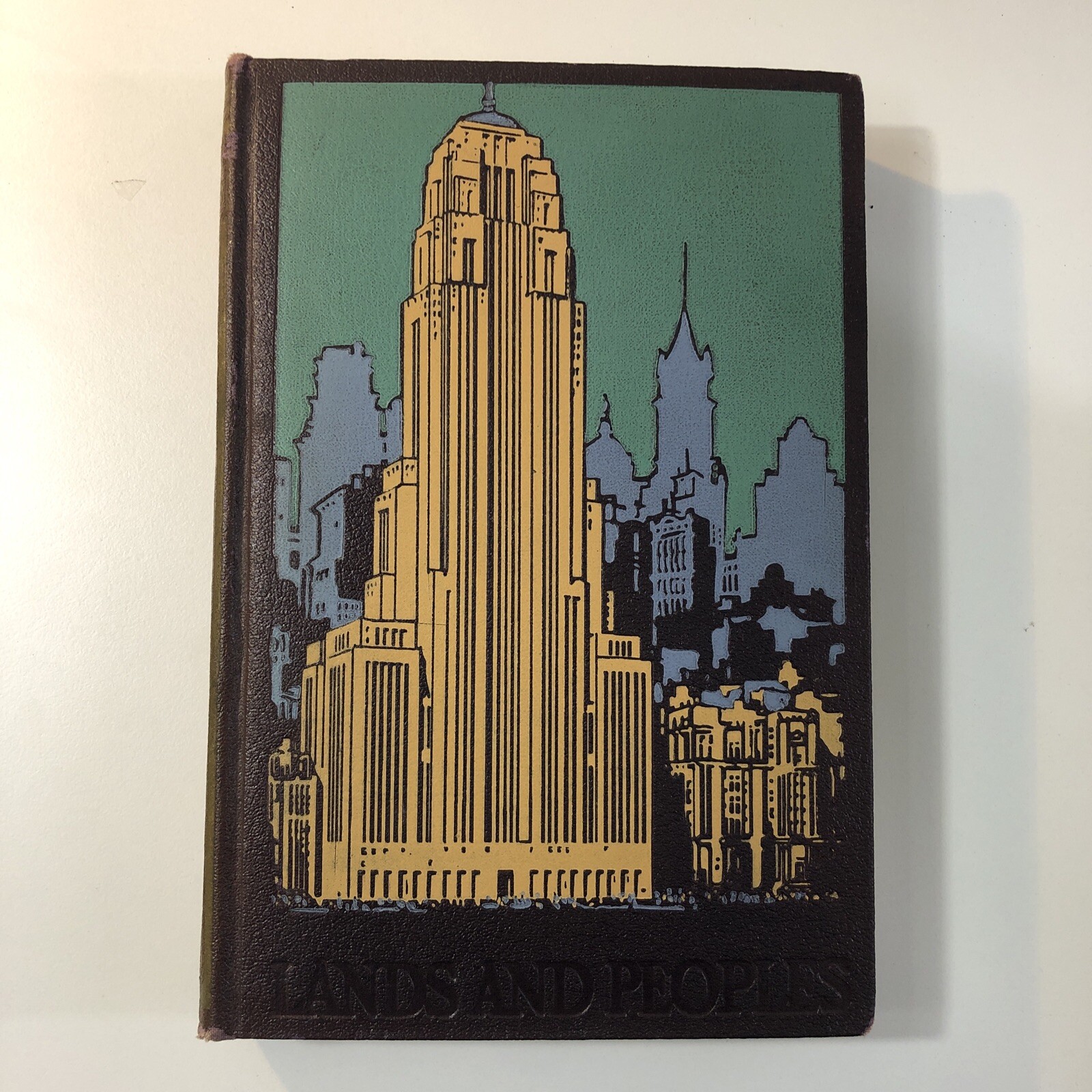 1938 Lands and Peoples The World In Color Vol 6 USA Canada Grolier HB Good