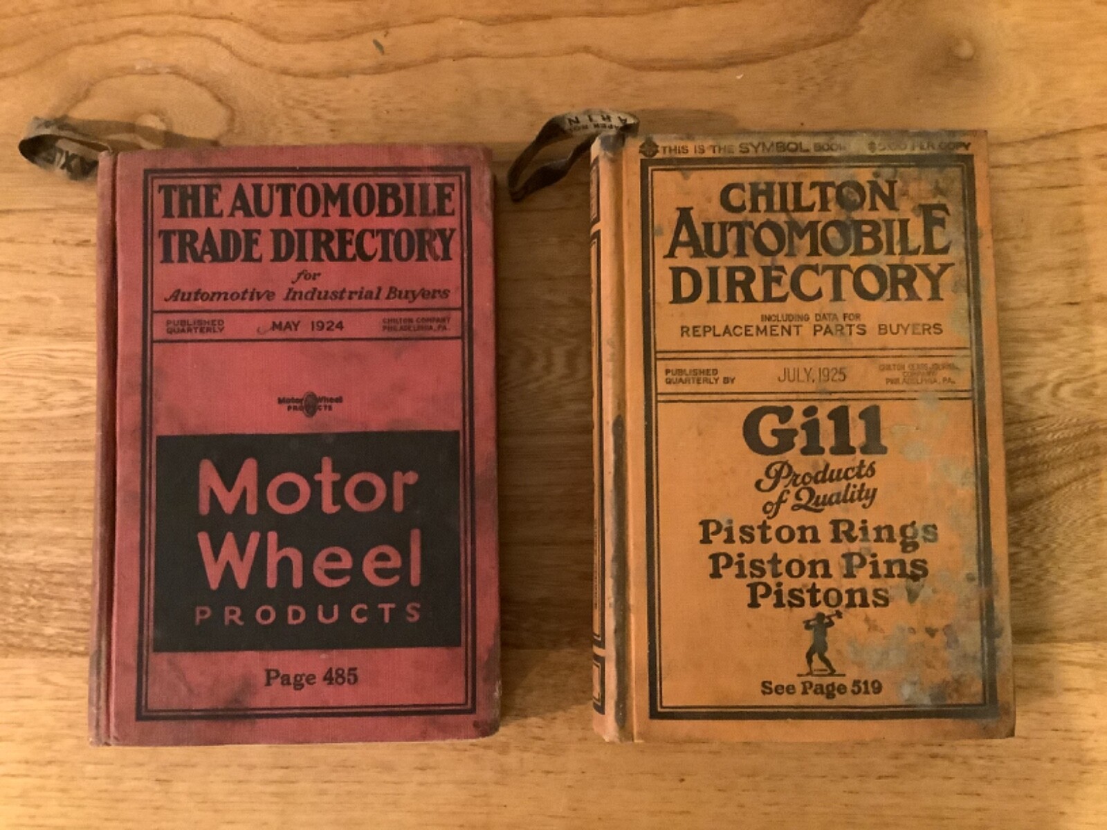 May 1924 And July 1925 Chilton Automobile Directory – Illustrated With Ads