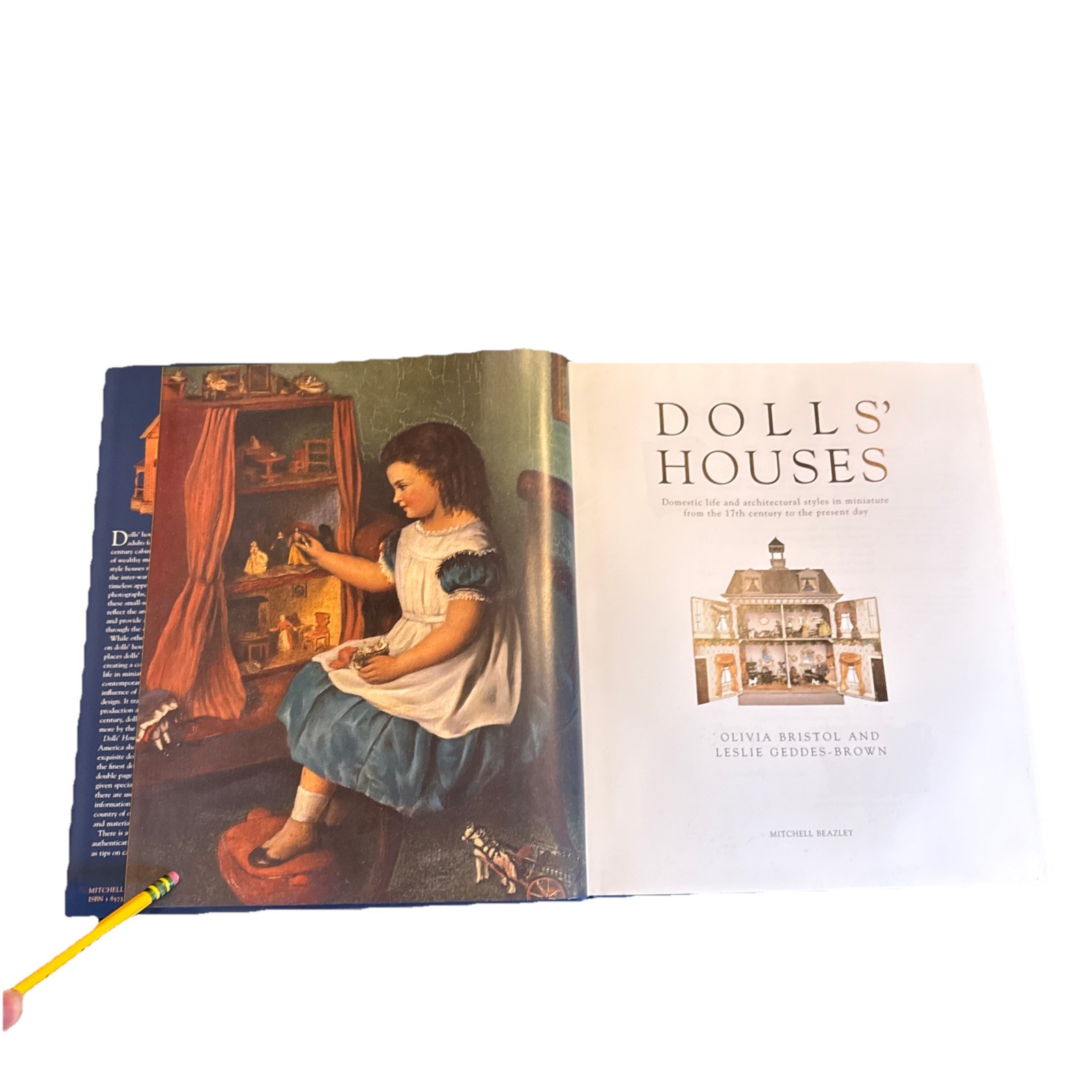 Lot Of (3) Vintage DOLL and DOLL HOUSES Collector Hardcover Books Beazley, Baker