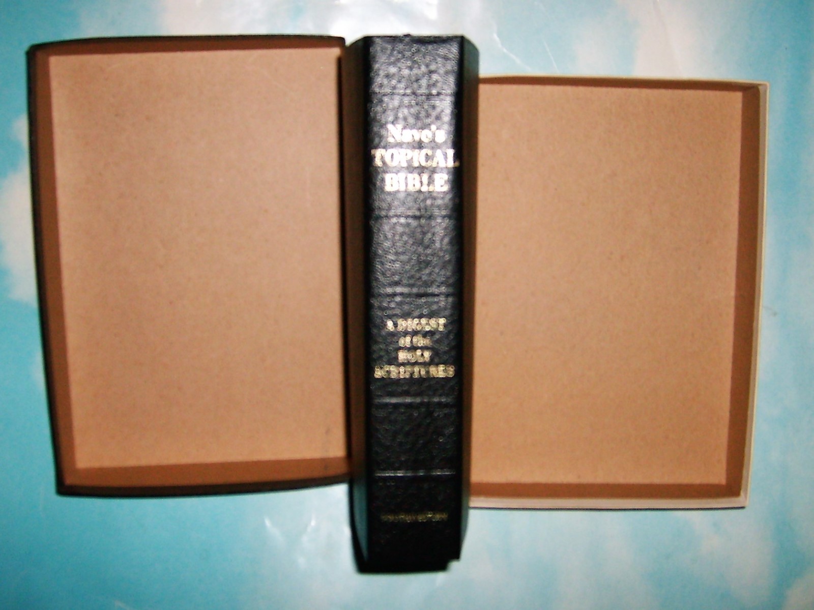 Nave’s Topical Bible. Thumb-Indexed. Faux Leather Cover 1962 New in Box