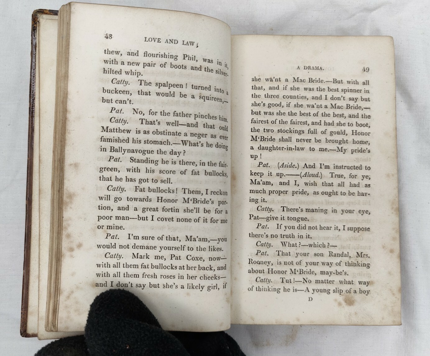 Comic Dramas in Three Acts by Maria Edgeworth 1817 Hardback Vintage Edition