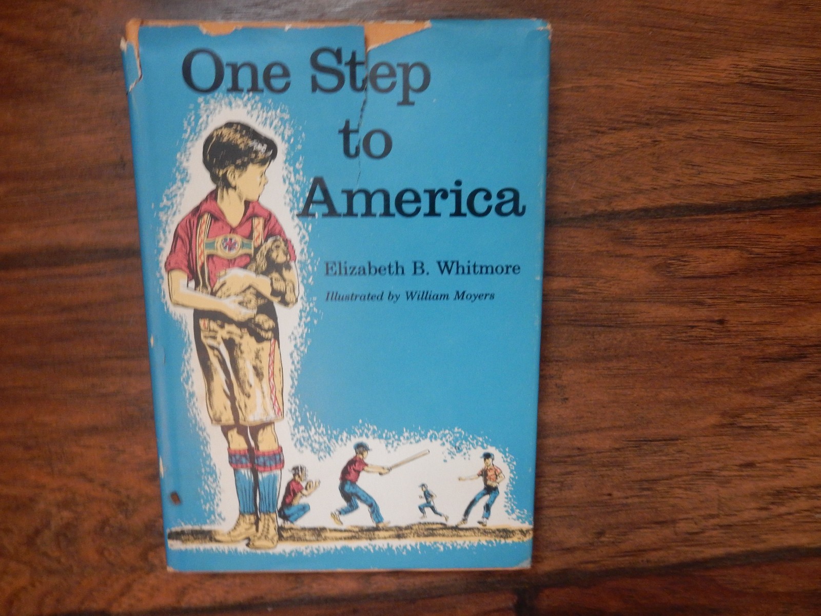 One Step to America Elizabeth B Whitmore 1958 1st Ed William Moyers HCDJ Book