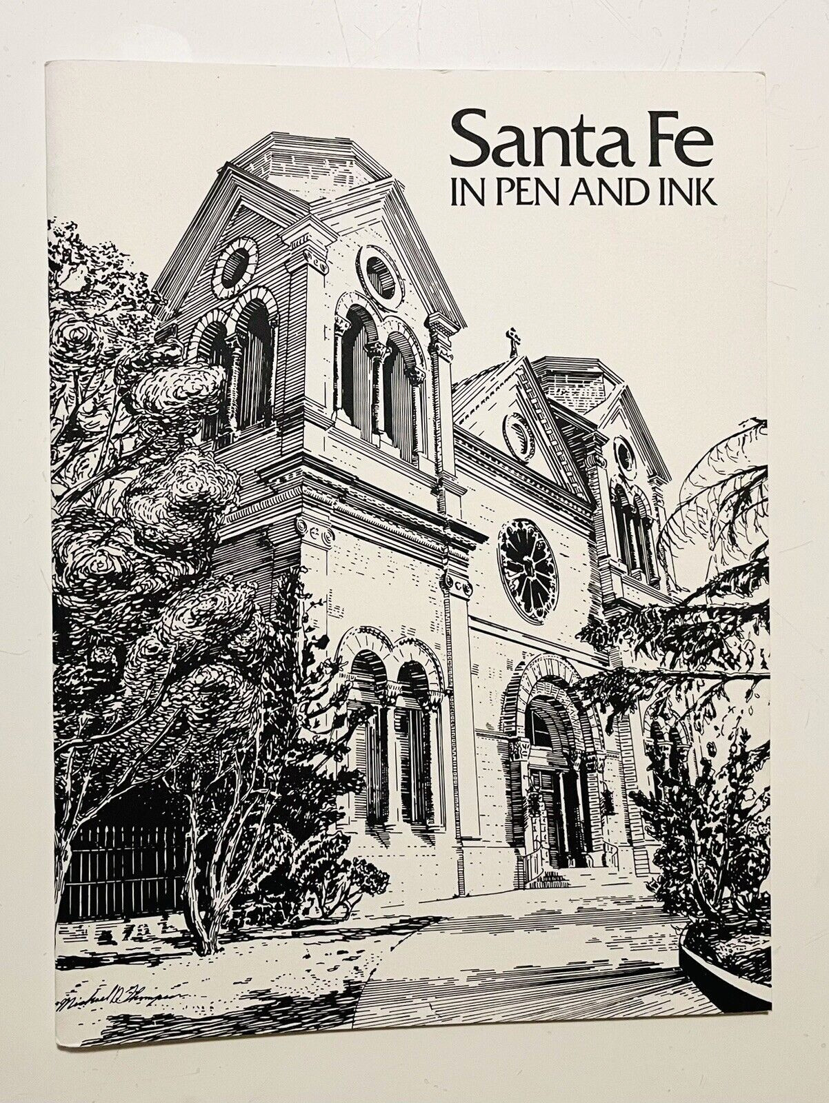 SANTA FE In Pen and Ink 1984 Drawings – Historic Architecture – Cartwright FINE
