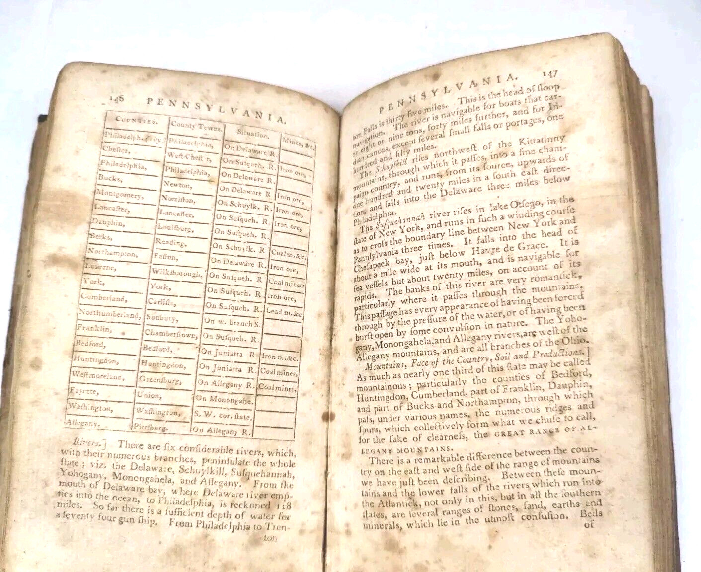 1790 – Geography Made Easy – 2nd edition – Jedidiah Morse – with Maps