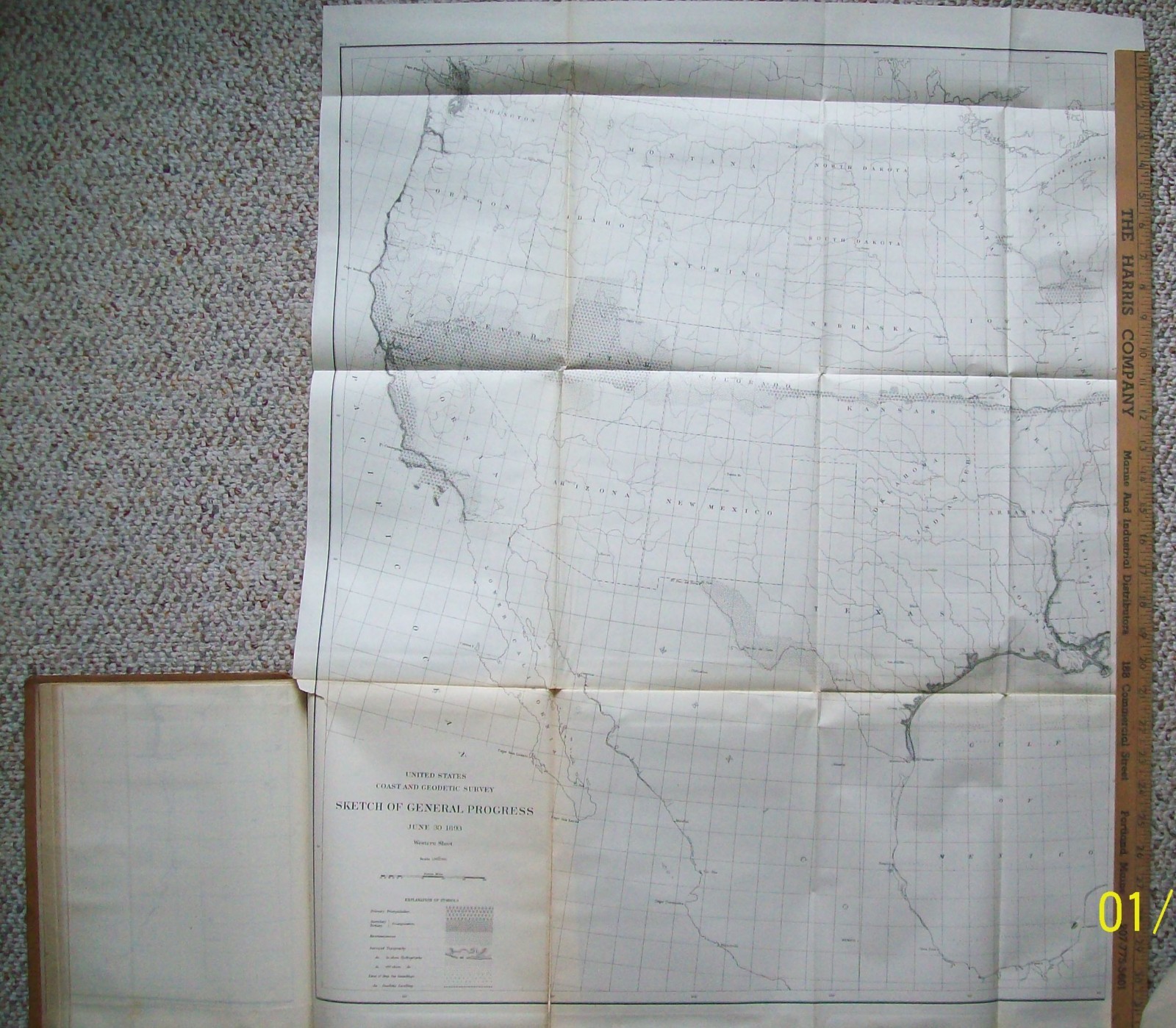 „U.S. COASt & GEODETIC SURVEY – PROGRESS REPORT FOR Y/E June 30, 1893“