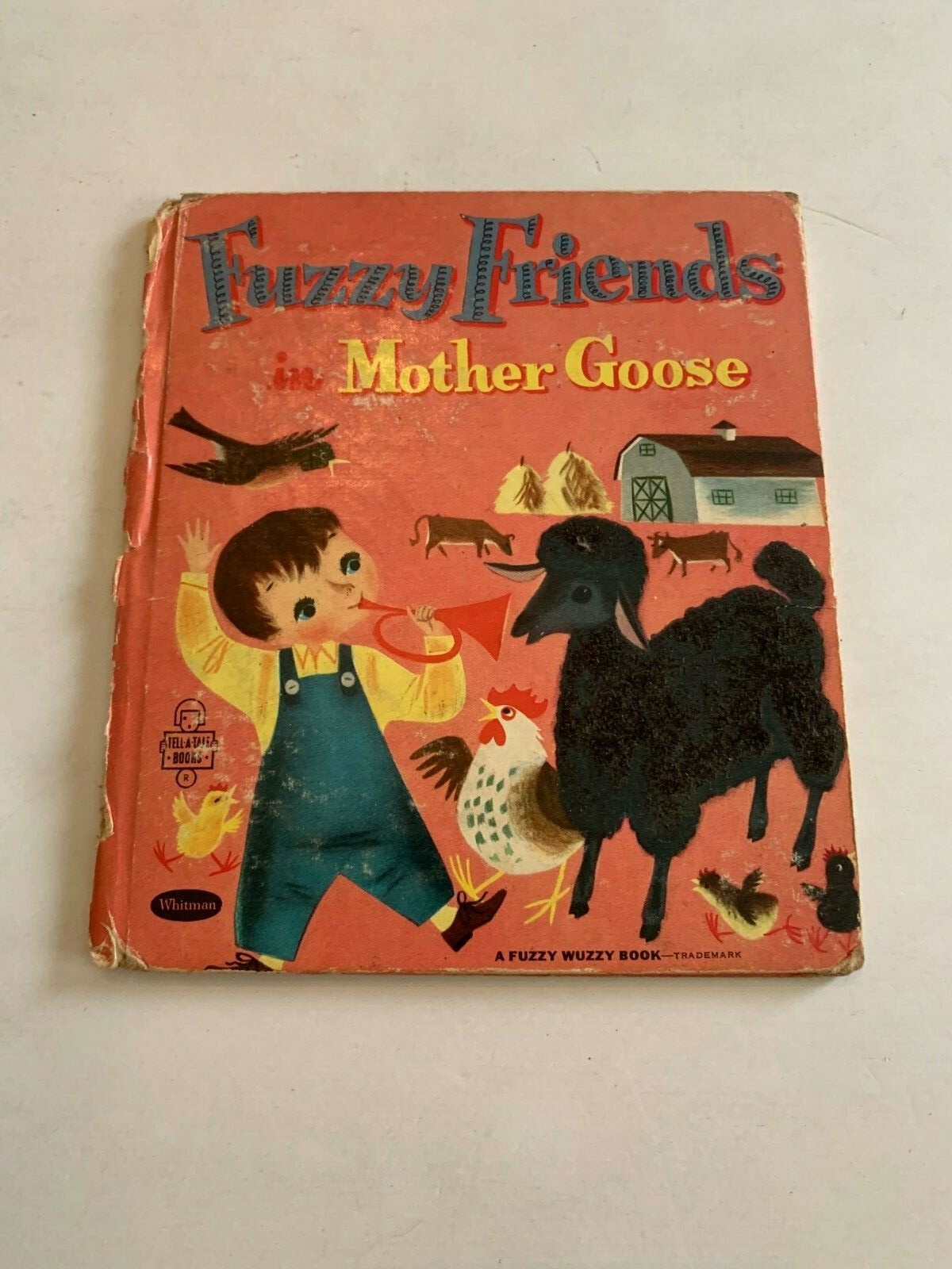 1952 Fuzzy Friends In Mother Goose Whitman Tell A Tale Books