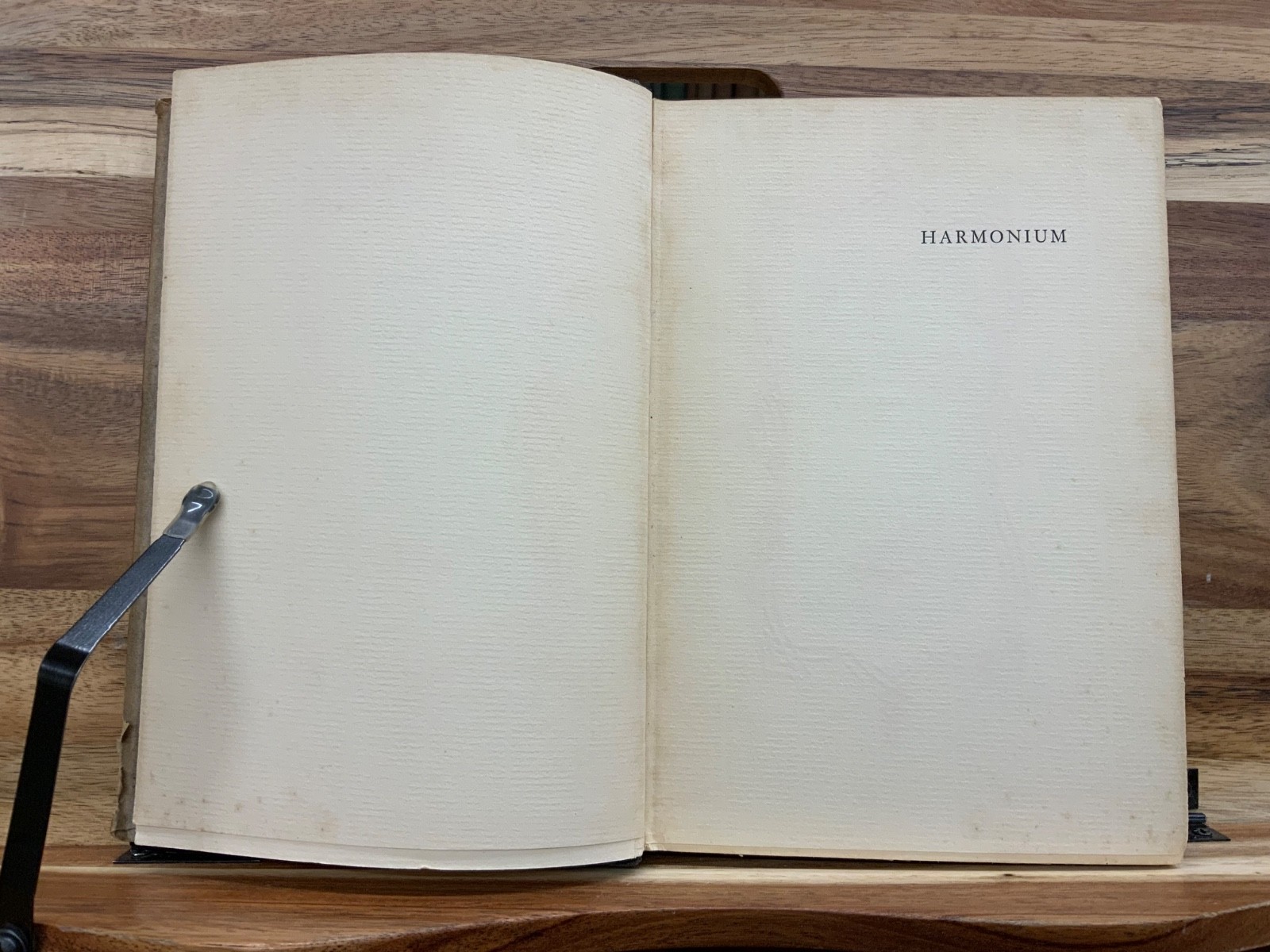 1931 Harmonium Wallace Stevens Second Edition (1st Revised Edition) No Jacket