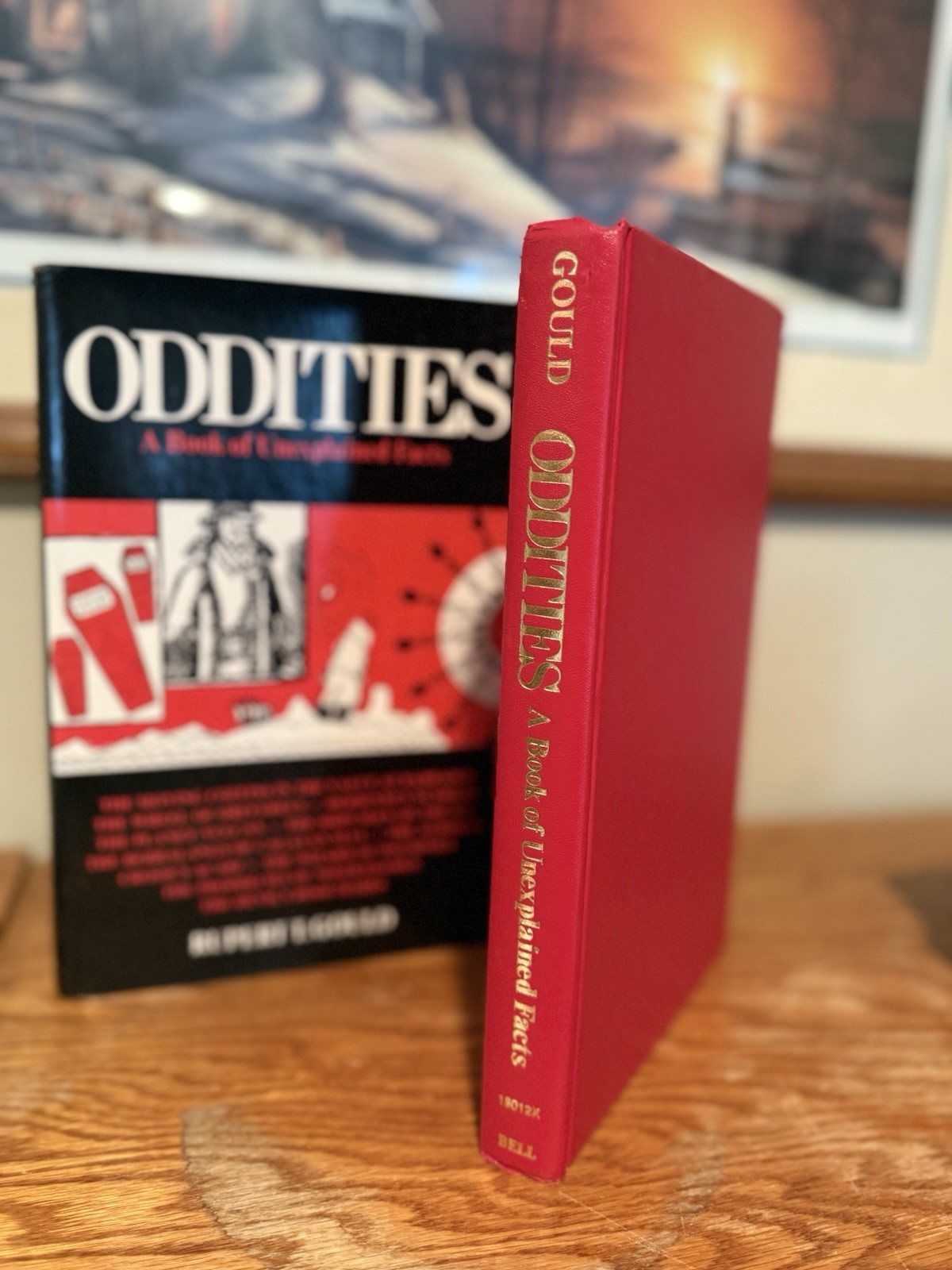 Oddities, Unexplained Facts by Rupert T. Gould HCDJ 1965 VG+
