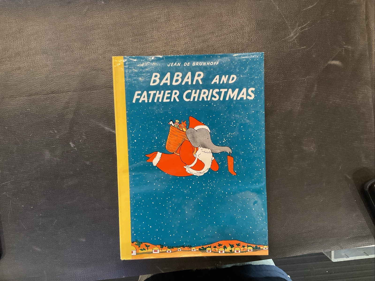 Vtg HC, Babar and Father Christmas by Jean de Brunhoff, trans. Merle Haas, 1987
