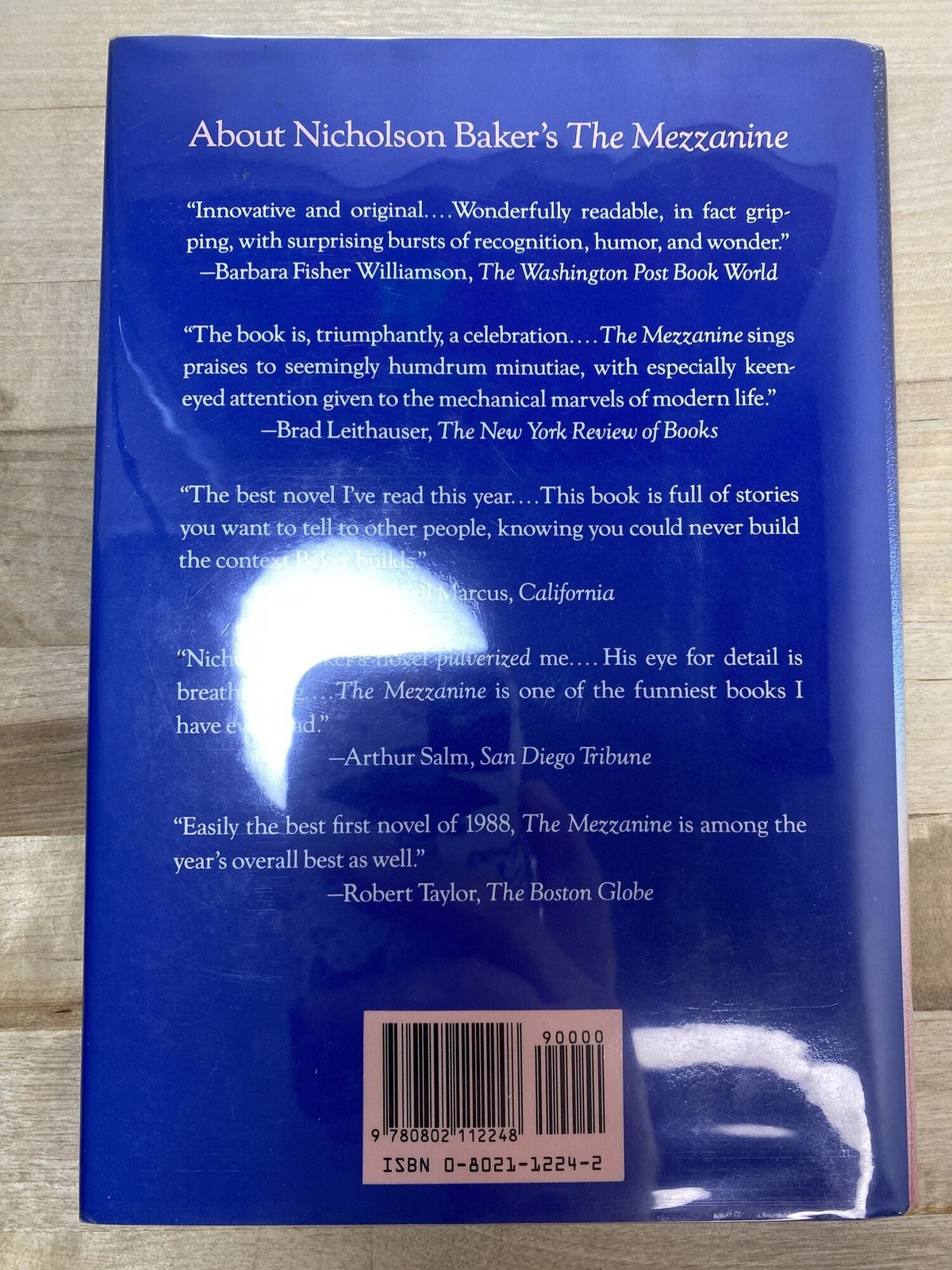 Nicholson Baker / Room Temperature 1st Edition 1990